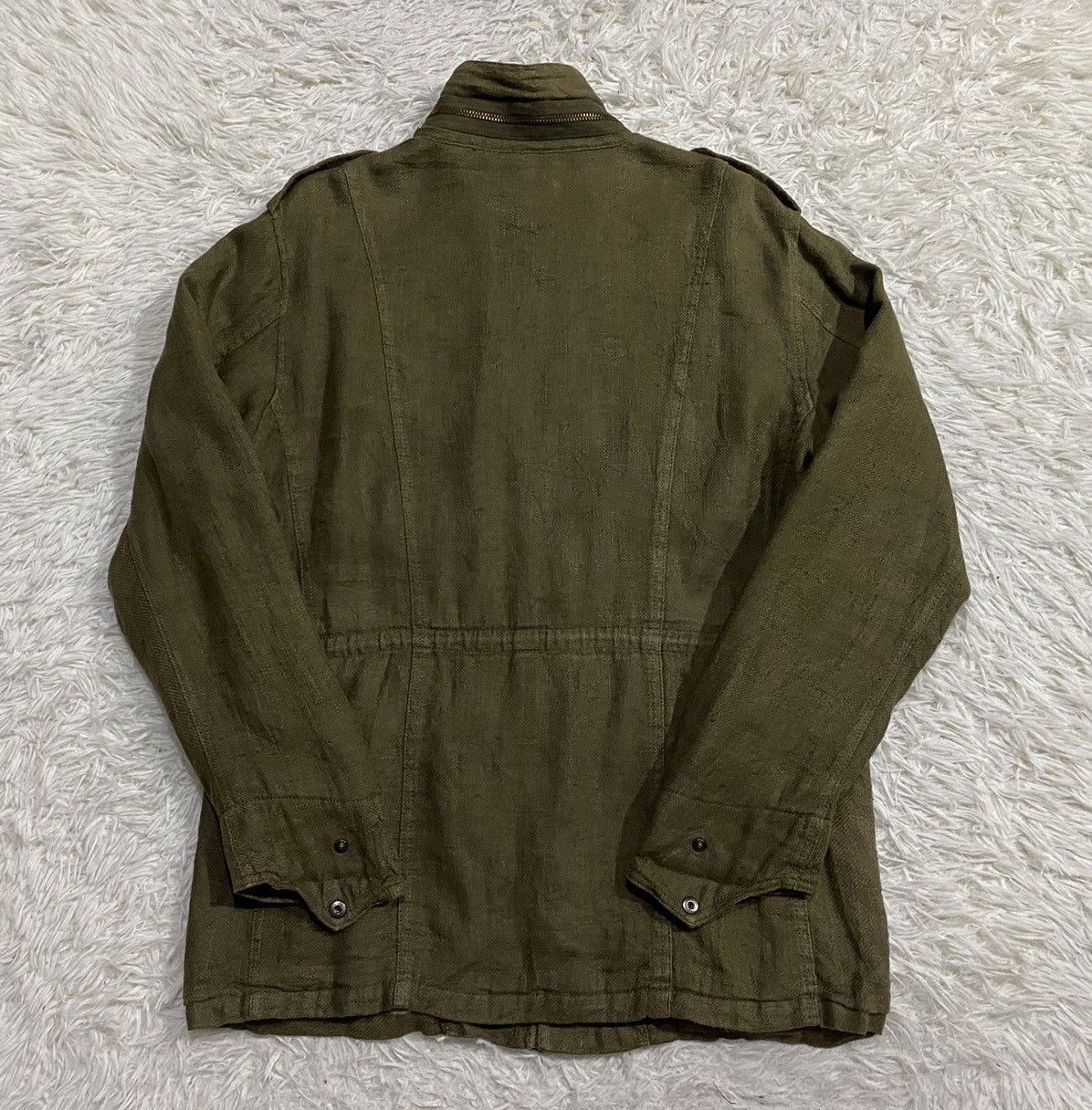 ADAM ET ROPE × Japanese Brand Adam et Rope Depuis 1990 Linen Jacket Size US M / EU 48-50 / 2 - 8 Thumbnail