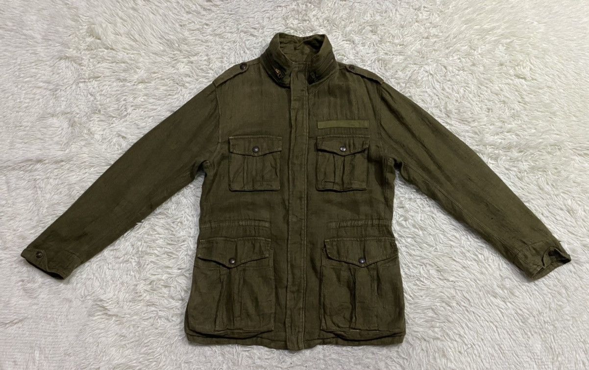 ADAM ET ROPE × Japanese Brand Adam et Rope Depuis 1990 Linen Jacket Size US M / EU 48-50 / 2 - 2 Thumbnail