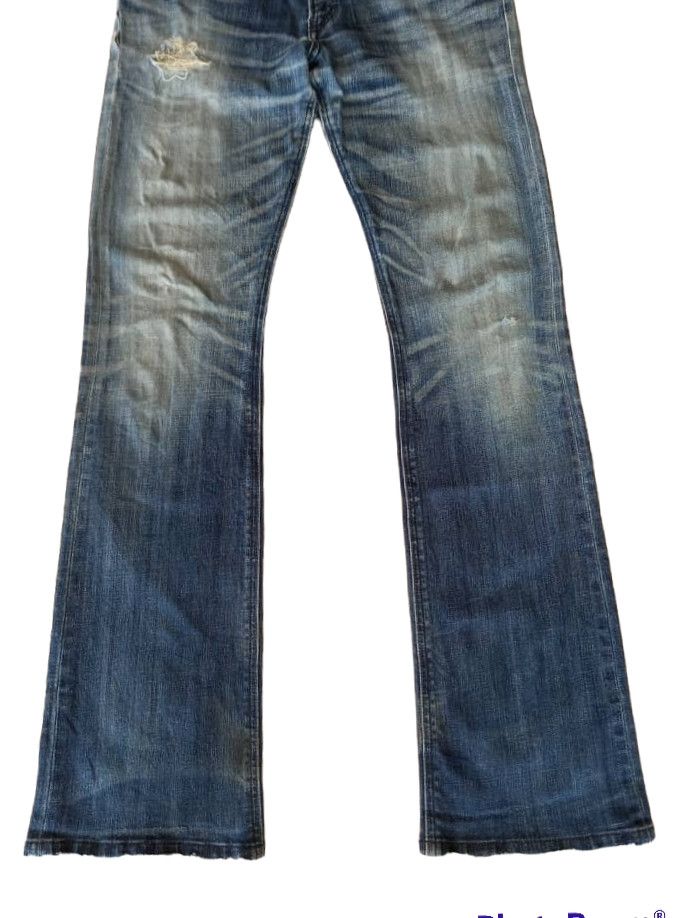 Lee Vintage Lee Raiders Distressed Flared Size US 33 - 4 Thumbnail