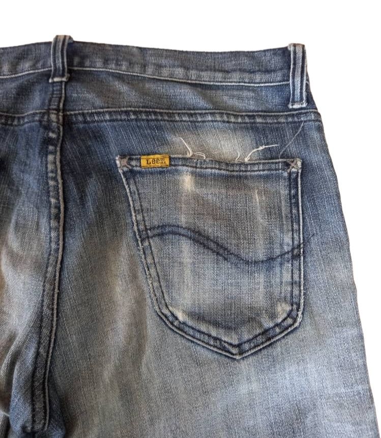 Lee Vintage Lee Raiders Distressed Flared Size US 33 - 7 Thumbnail