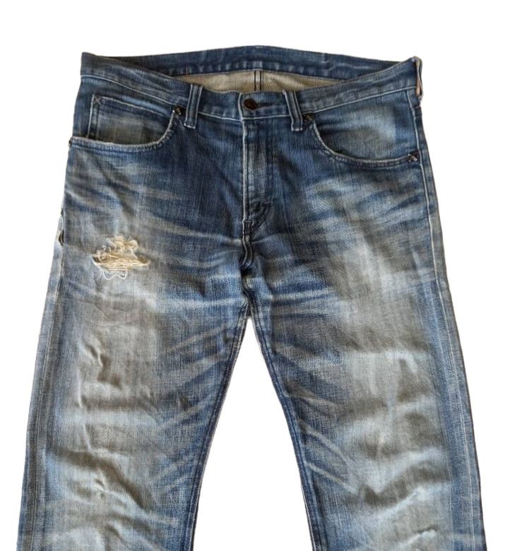 Lee Vintage Lee Raiders Distressed Flared Size US 33 - 3 Thumbnail