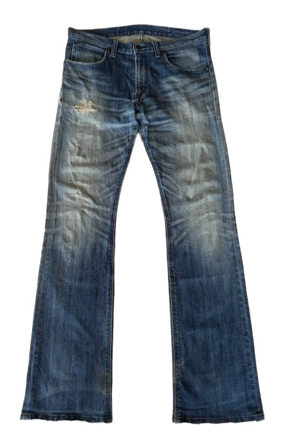 Lee Vintage Lee Raiders Distressed Flared Size US 33 - 1 Thumbnail