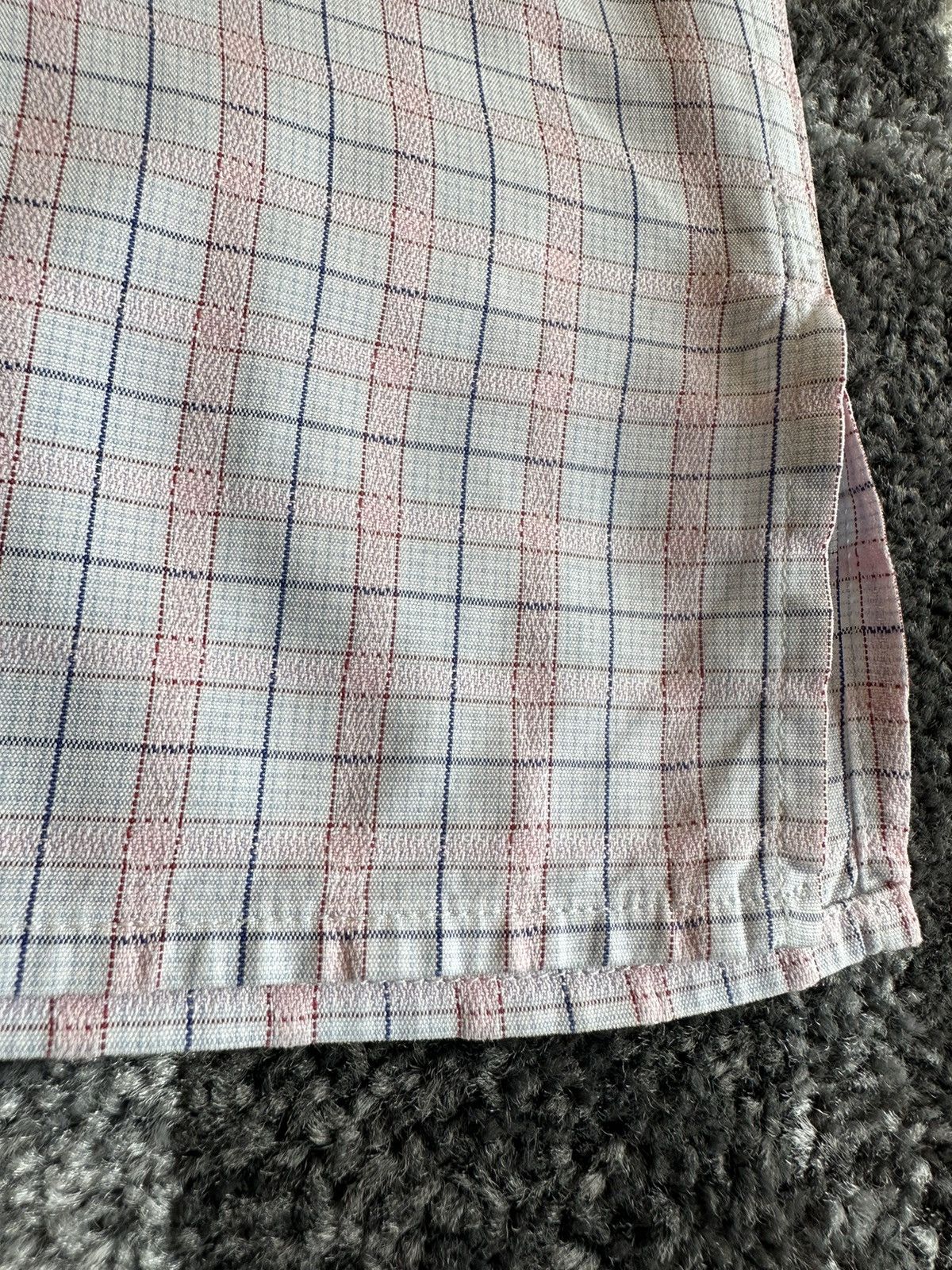 Ermenegildo Zegna Vintage Ermenegildo Zegna Checkered knitted shirt pink/blue Size US M / EU 48-50 / 2 - 7 Thumbnail