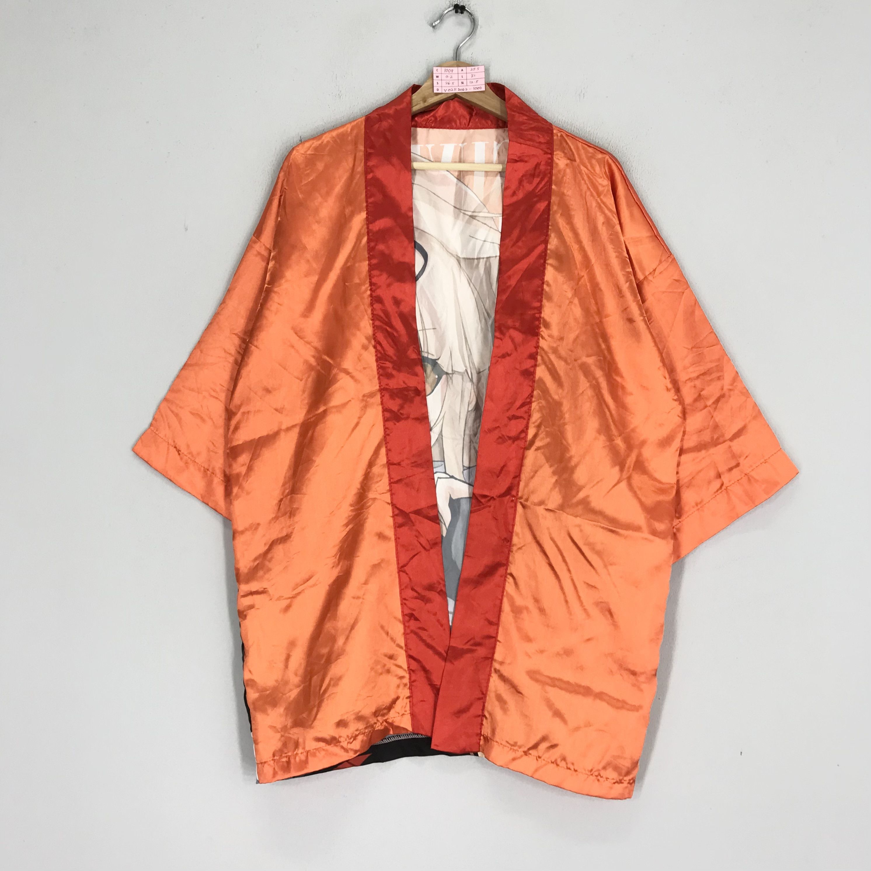 Anime Vintage 90's Japanese Anime Haori Short Kimono Japan Size US L / EU 52-54 / 3 - 2 Thumbnail