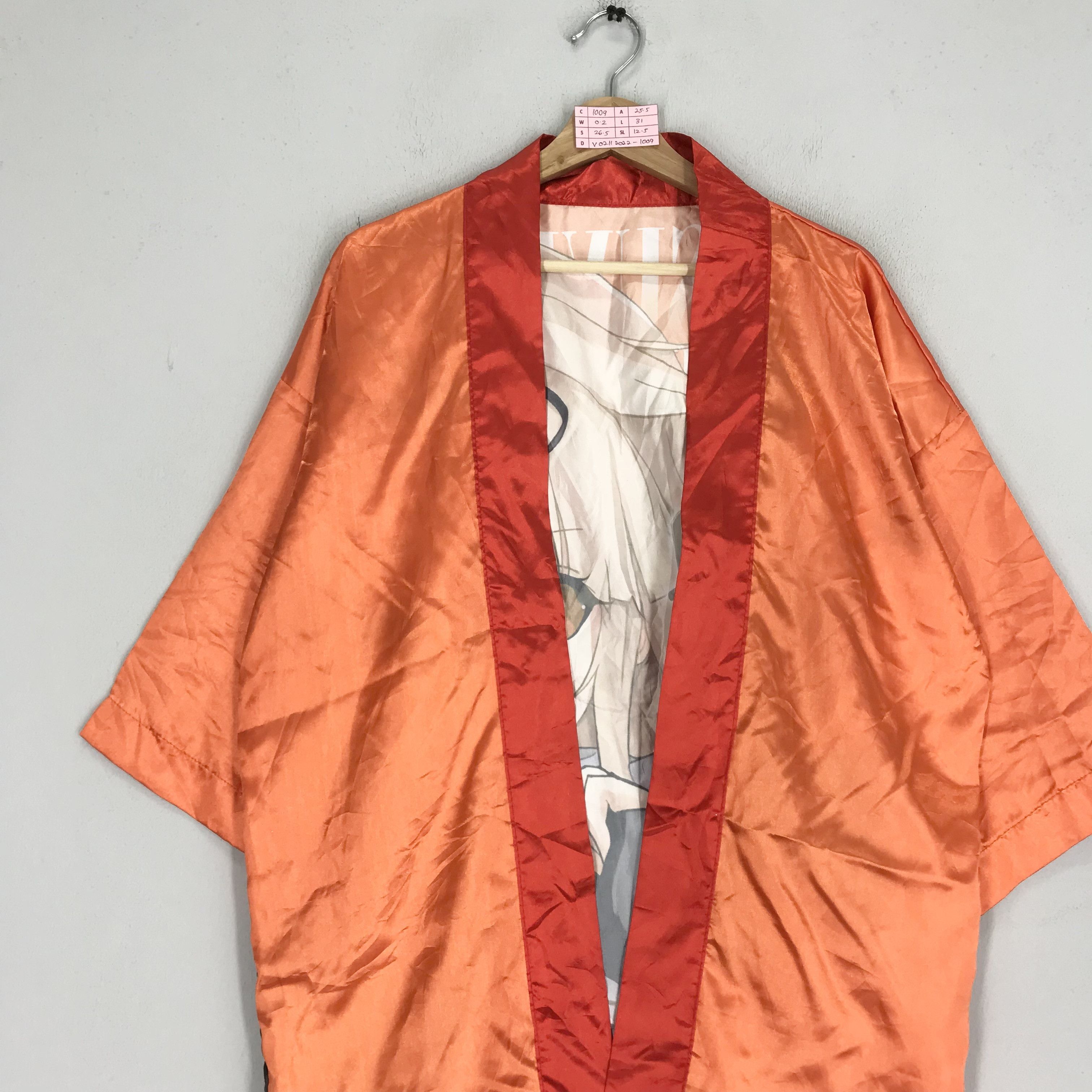 Anime Vintage 90's Japanese Anime Haori Short Kimono Japan Size US L / EU 52-54 / 3 - 3 Thumbnail
