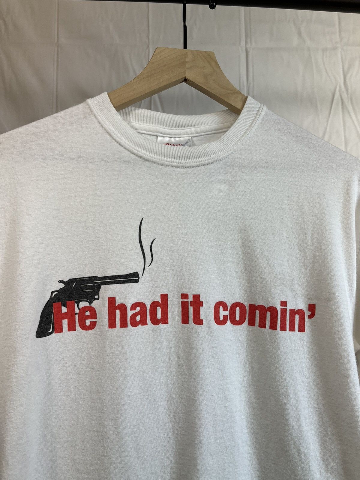 Vintage CHICAGO Gun Shot Revolver Tee Size US M / EU 48-50 / 2 - 2 Thumbnail