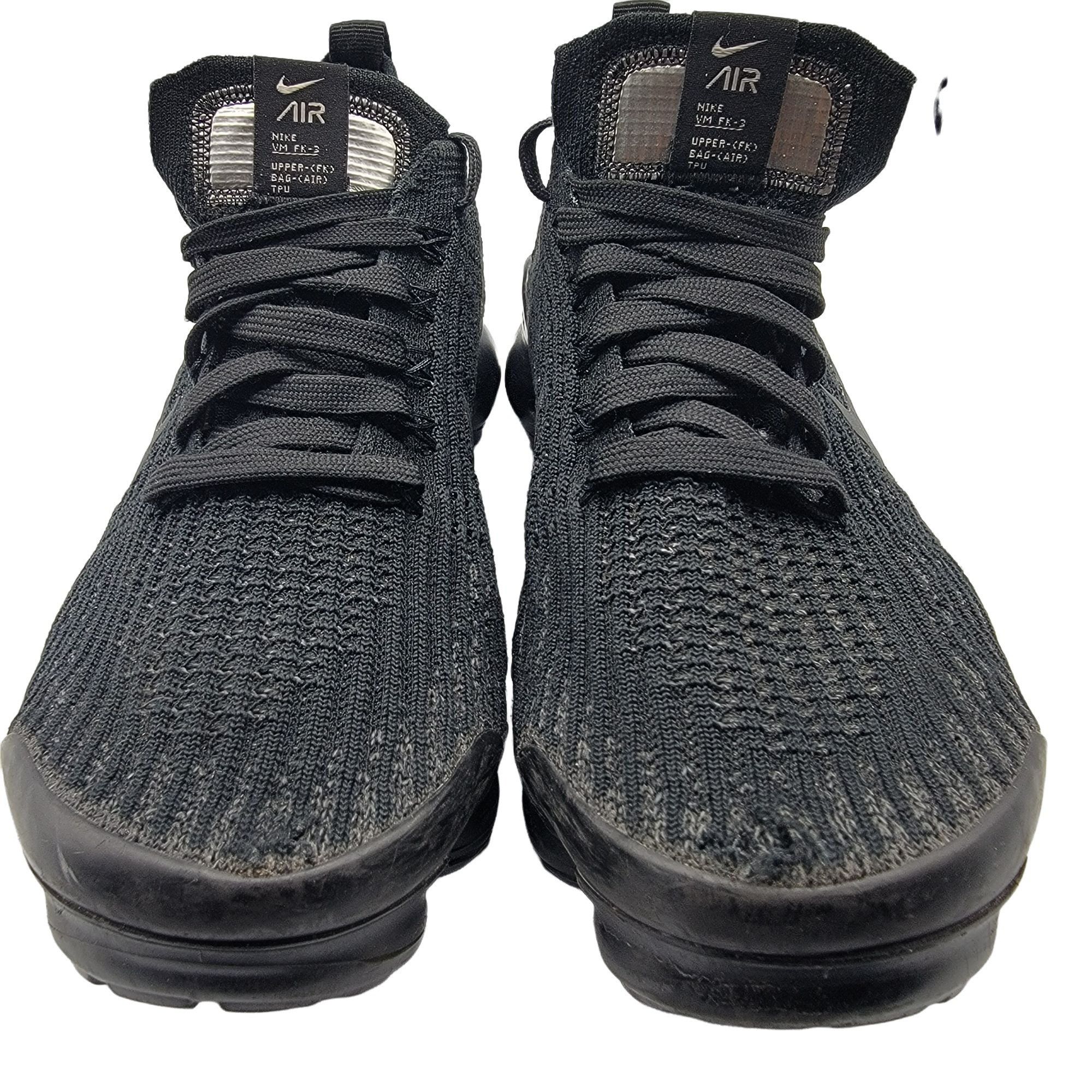 Nike Air VaporMax Flyknit Womens Triple Black Anthracite