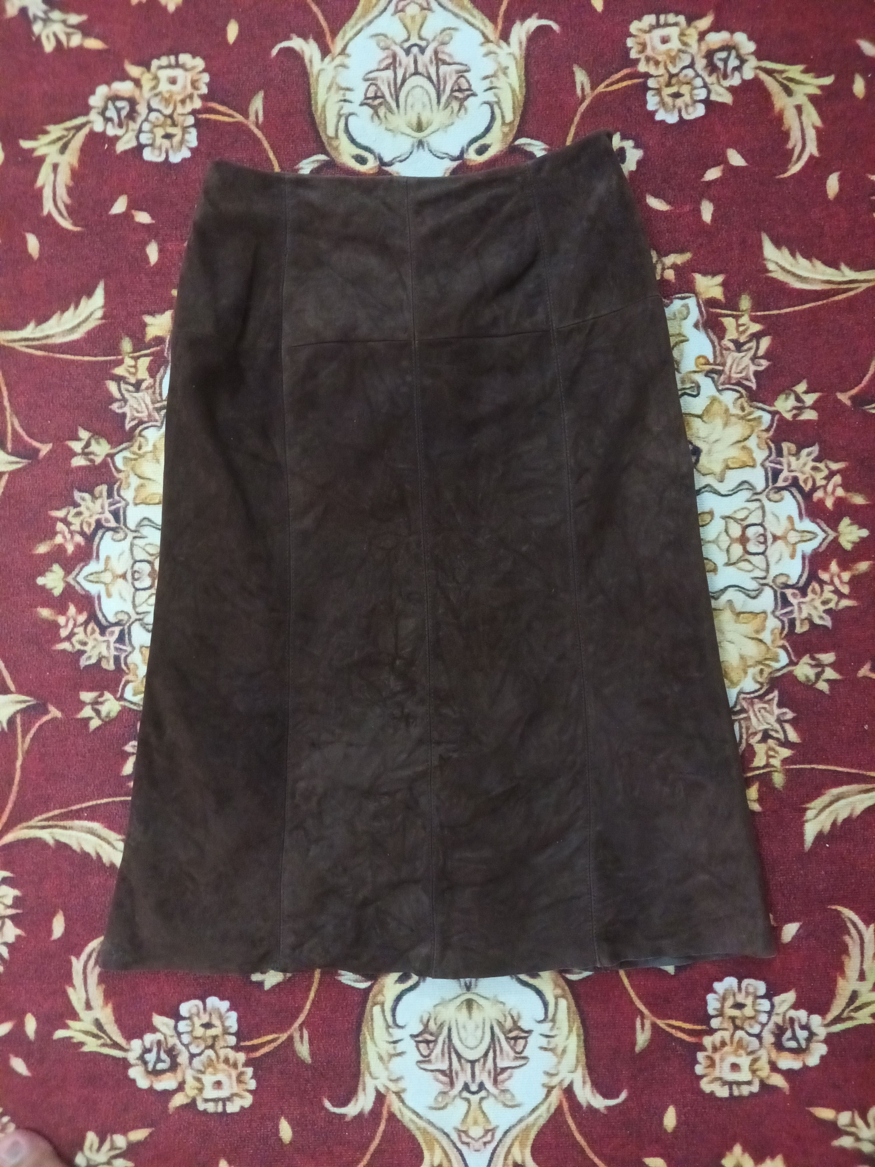 Designer × Japanese Brand × Yohji Yamamoto 🔥 IÑED Goat Leather by Yohji Yamamoto Skirt🔥 Size 25" / US 0 / IT 36 - 1 Thumbnail