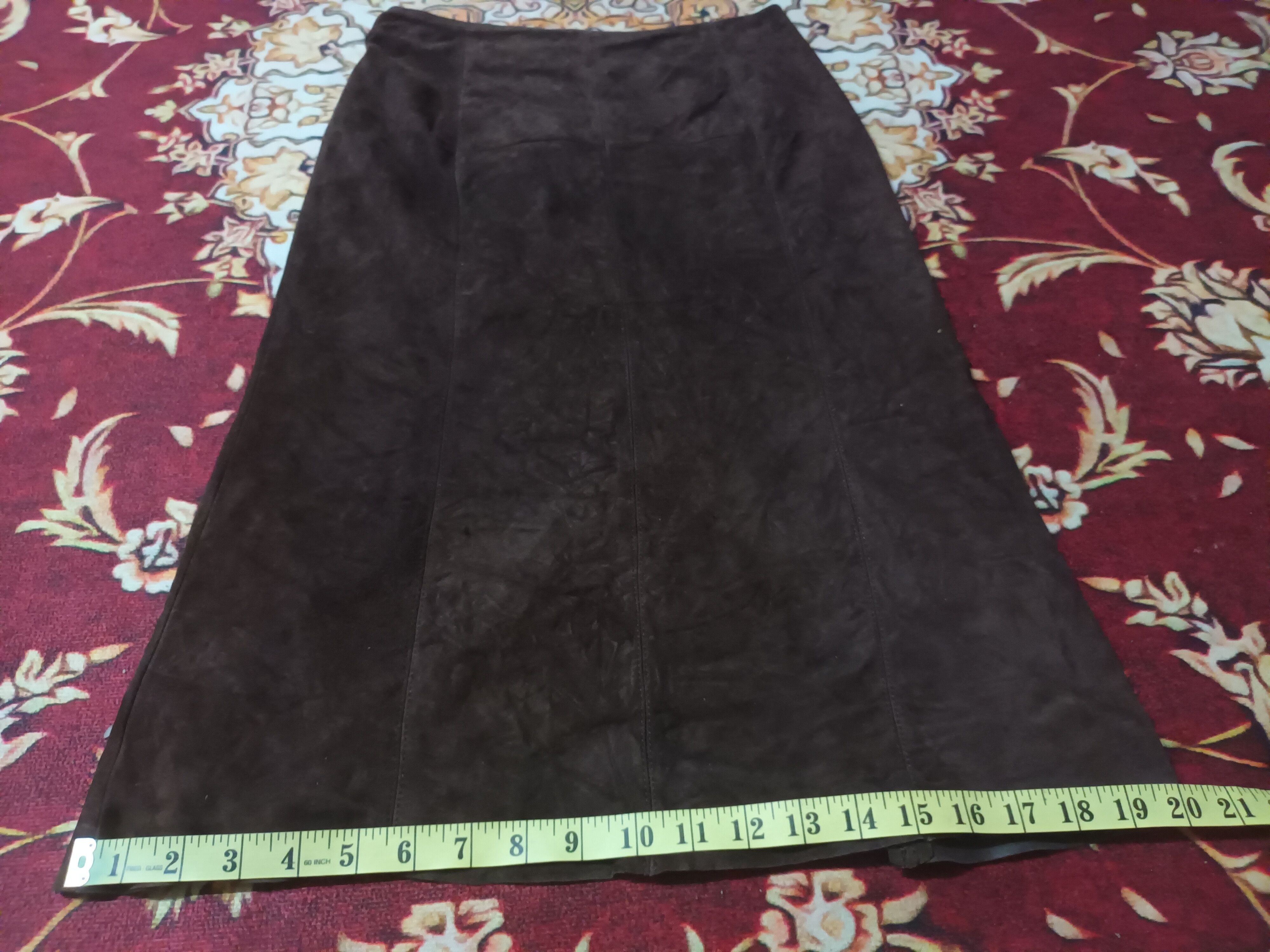Designer × Japanese Brand × Yohji Yamamoto 🔥 IÑED Goat Leather by Yohji Yamamoto Skirt🔥 Size 25" / US 0 / IT 36 - 12 Thumbnail
