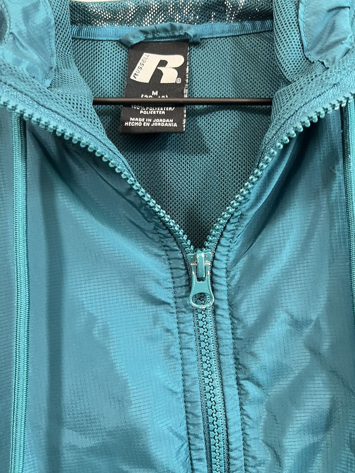 Russell Athletic Russell Athletic Teal Windbreaker Hooded Jacket Size US M / EU 48-50 / 2 - 4 Thumbnail