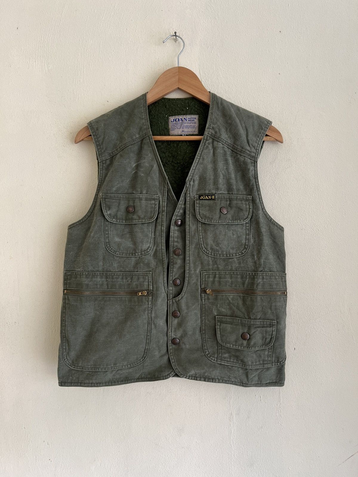 Vintage Joan Active Wear Multipocket Vest