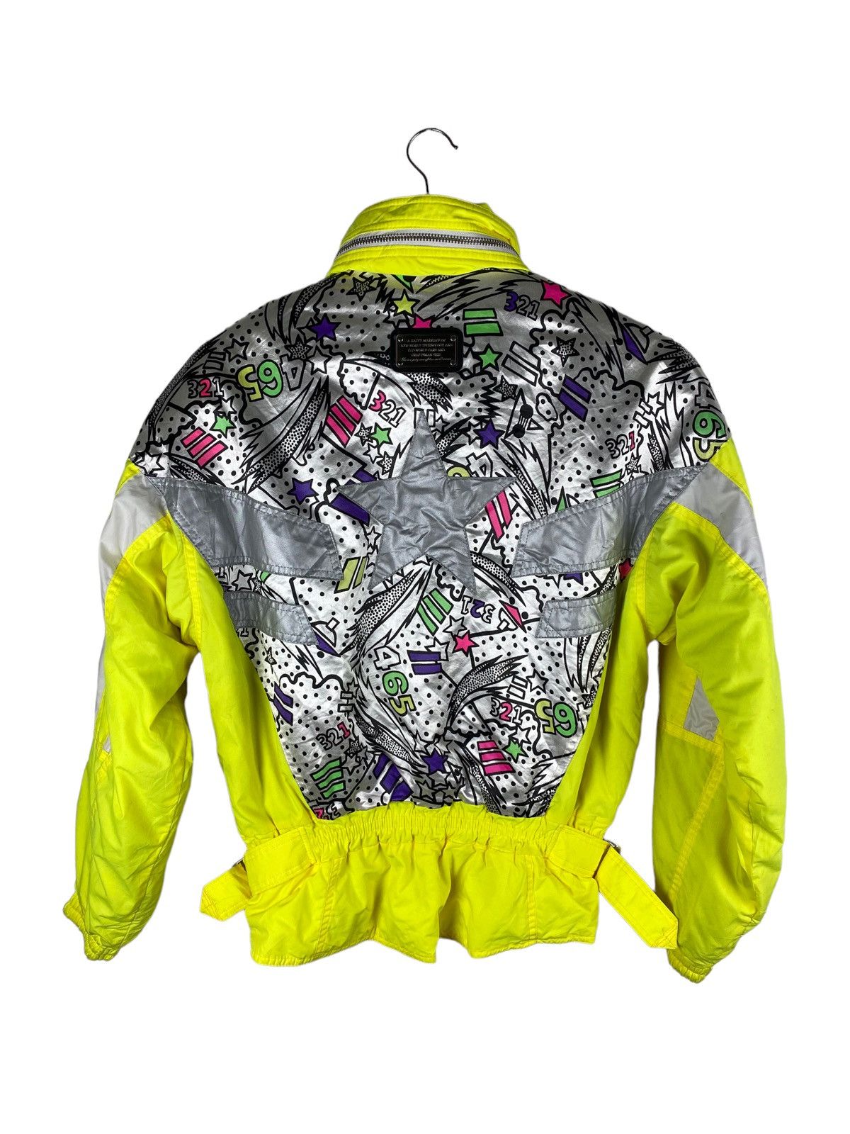 Vintage Vintage Ellesse 90s Yellow Neon Ski Jacket - Rare Design Size US M / EU 48-50 / 2 - 2 Thumbnail