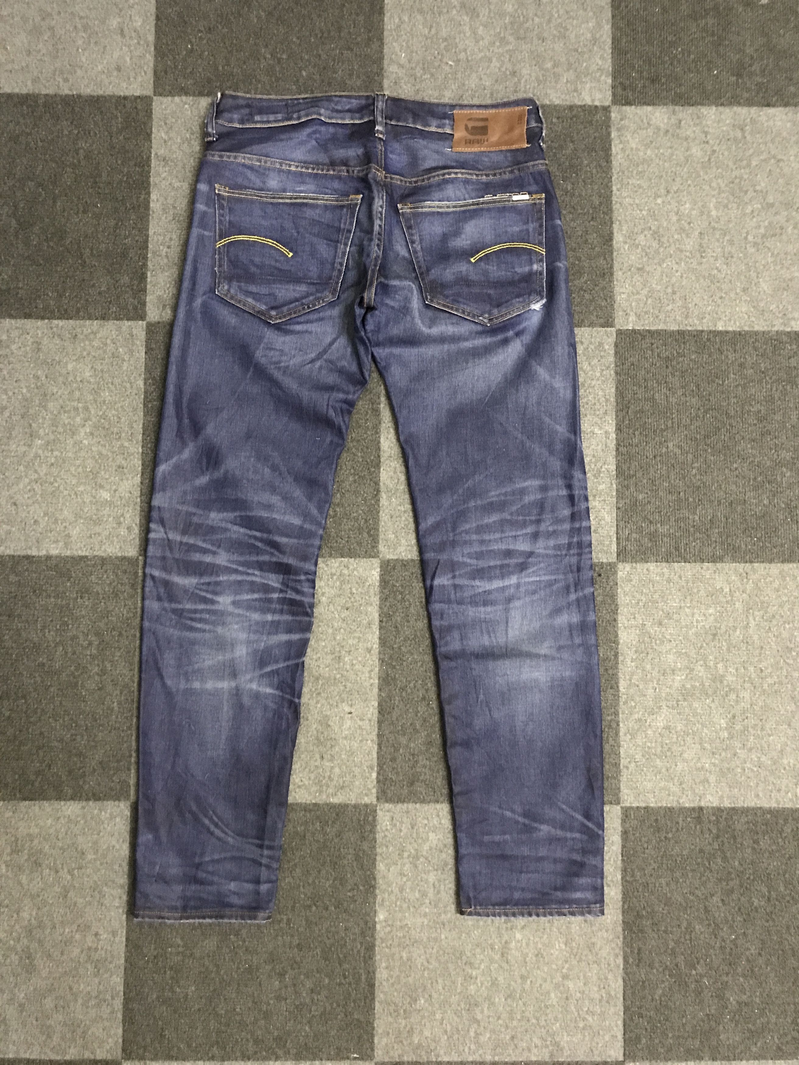G-Star × Japanese Brand D143 GSTAR Skinny Distressed Jeans Size US 33 - 12 Thumbnail