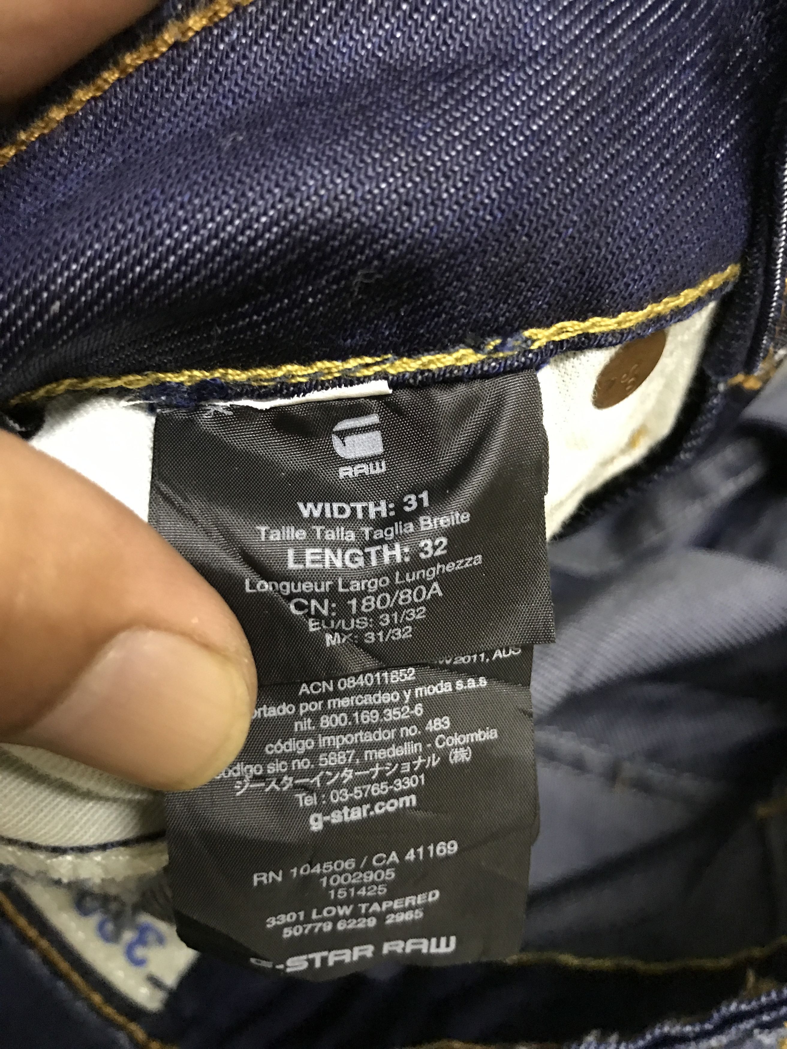 G-Star × Japanese Brand D143 GSTAR Skinny Distressed Jeans Size US 33 - 21 Thumbnail