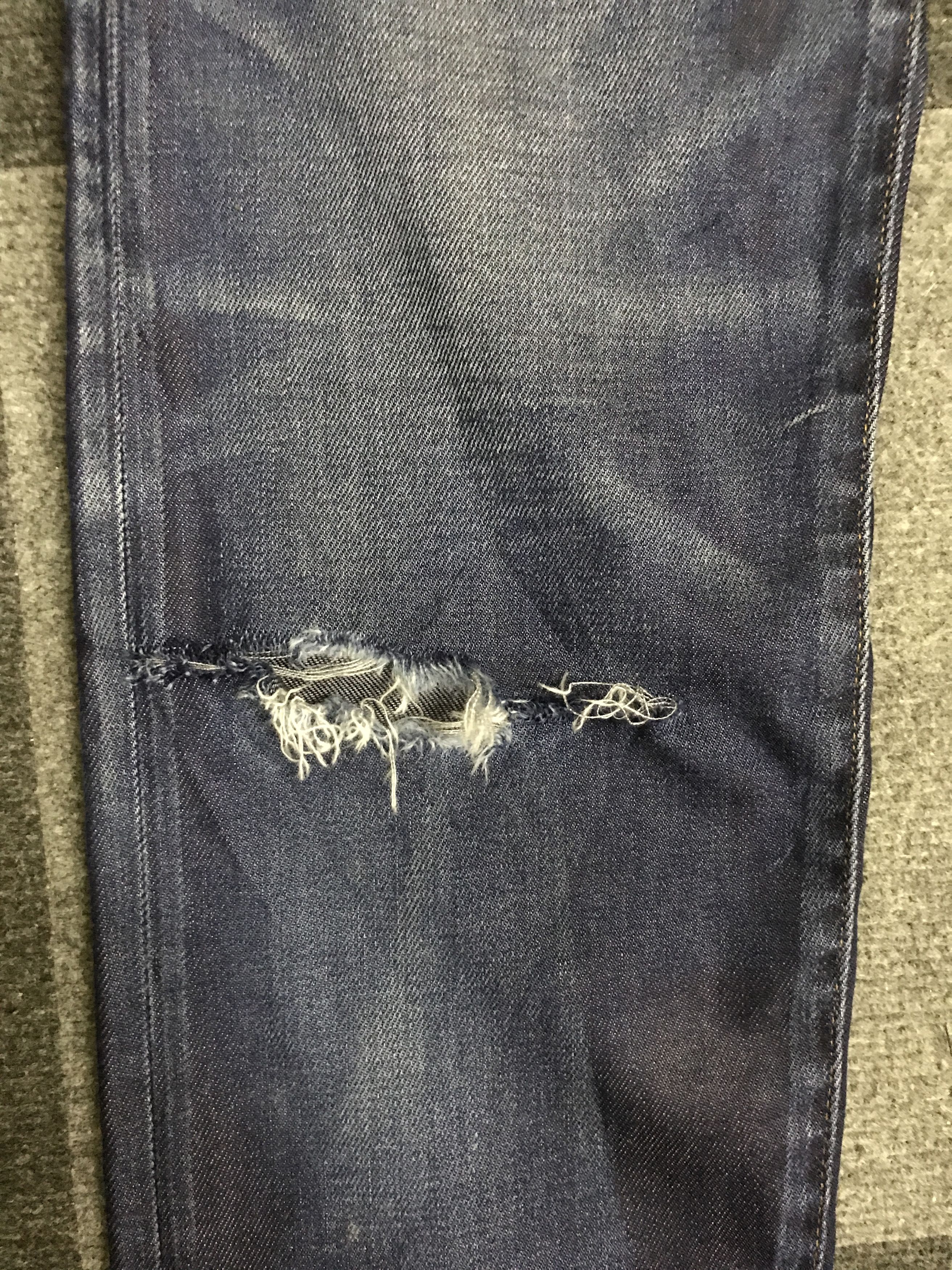 G-Star × Japanese Brand D143 GSTAR Skinny Distressed Jeans Size US 33 - 10 Thumbnail