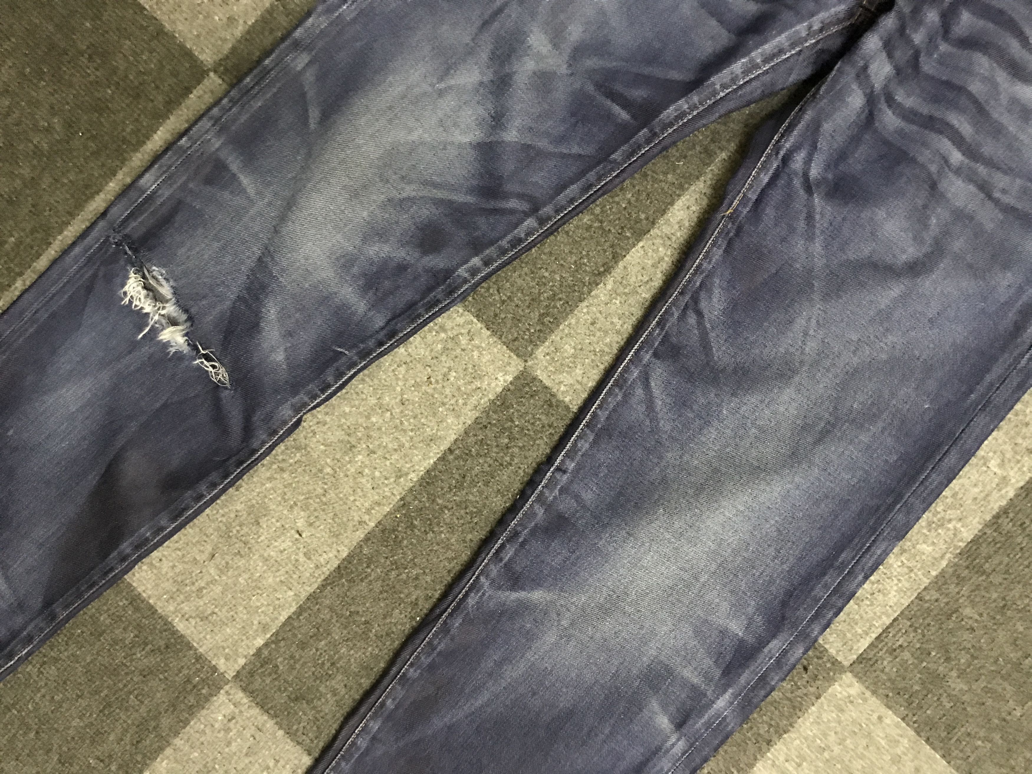 G-Star × Japanese Brand D143 GSTAR Skinny Distressed Jeans Size US 33 - 5 Thumbnail