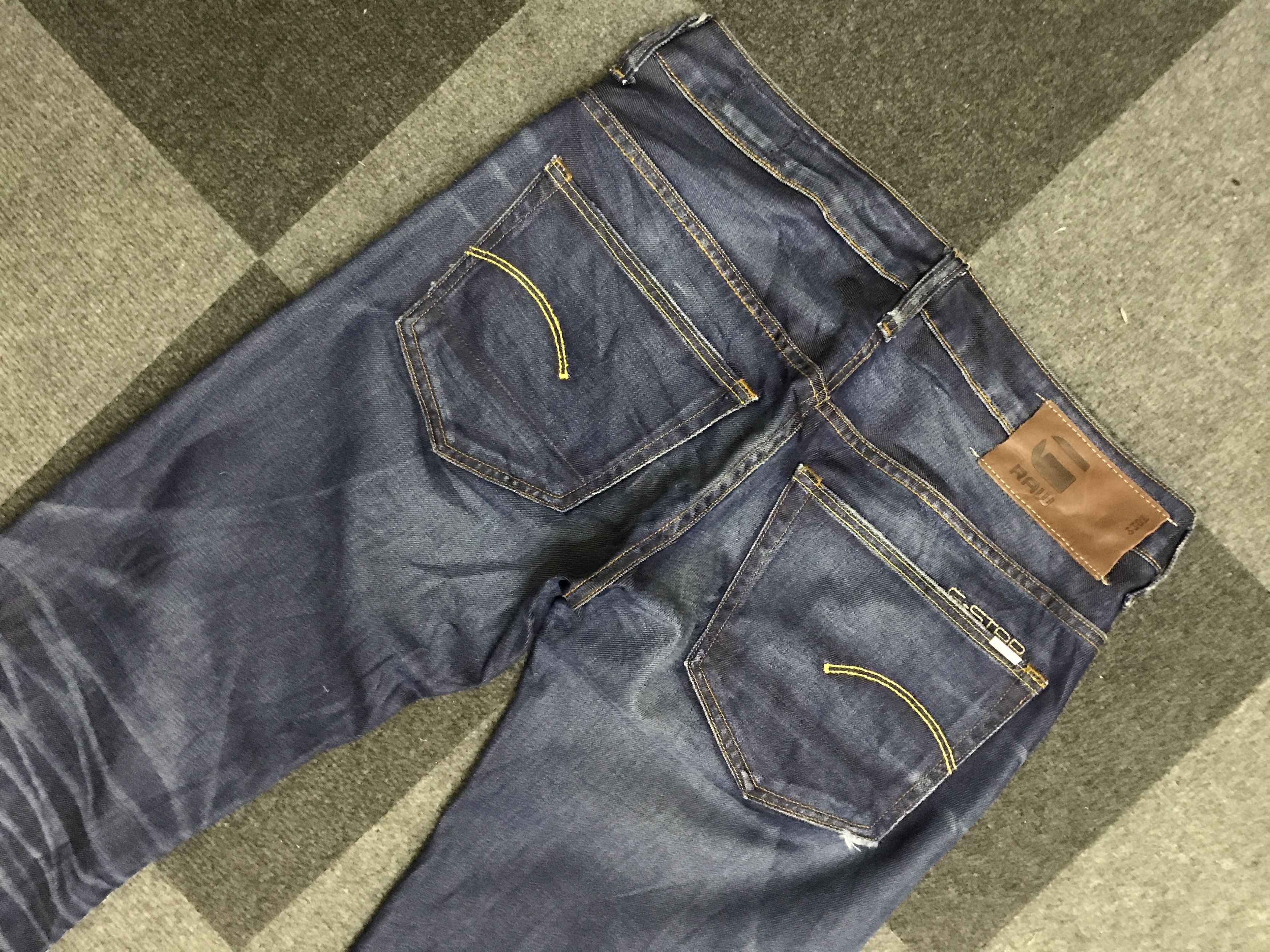 G-Star × Japanese Brand D143 GSTAR Skinny Distressed Jeans Size US 33 - 13 Thumbnail