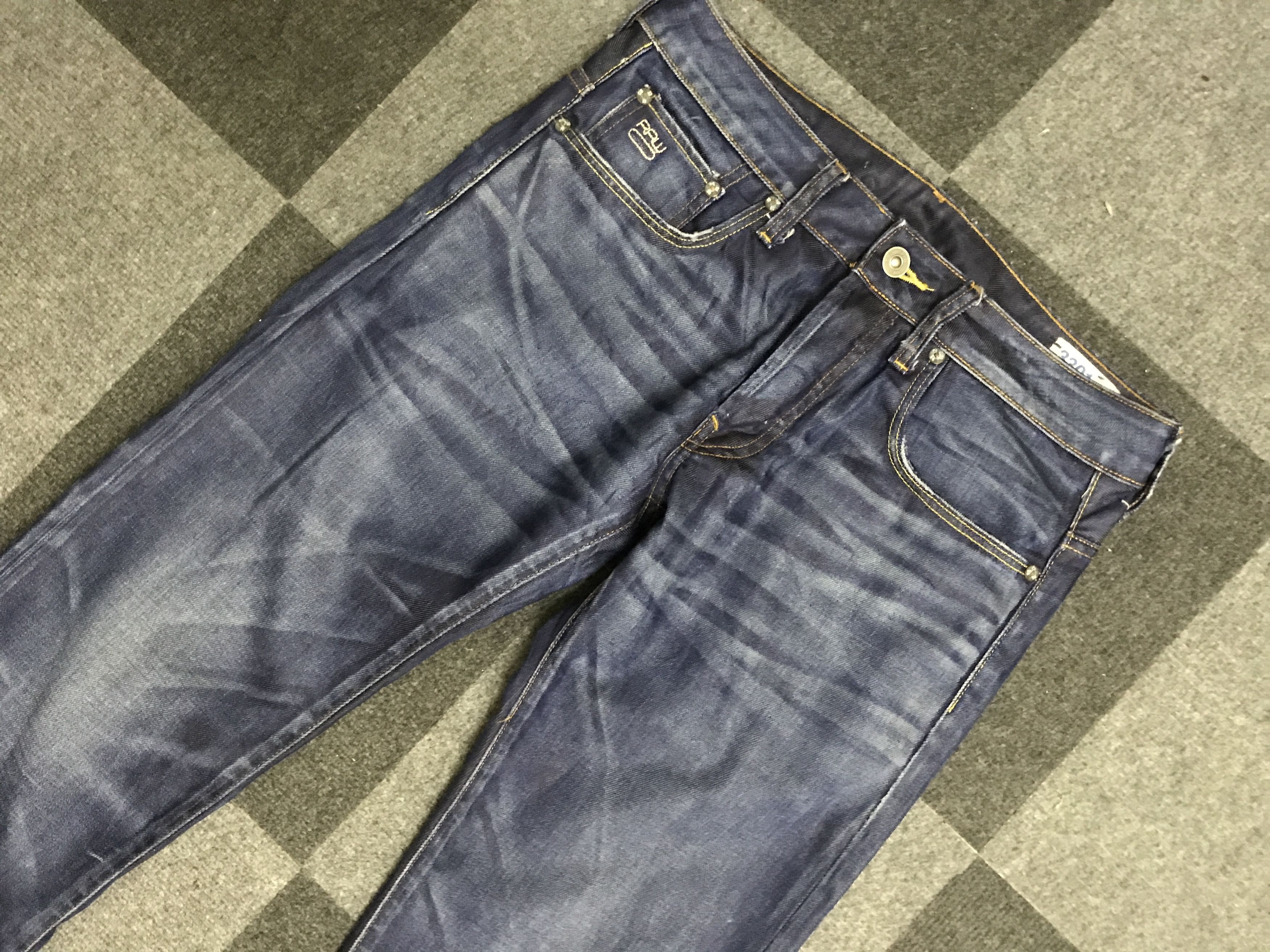 G-Star × Japanese Brand D143 GSTAR Skinny Distressed Jeans Size US 33 - 4 Thumbnail