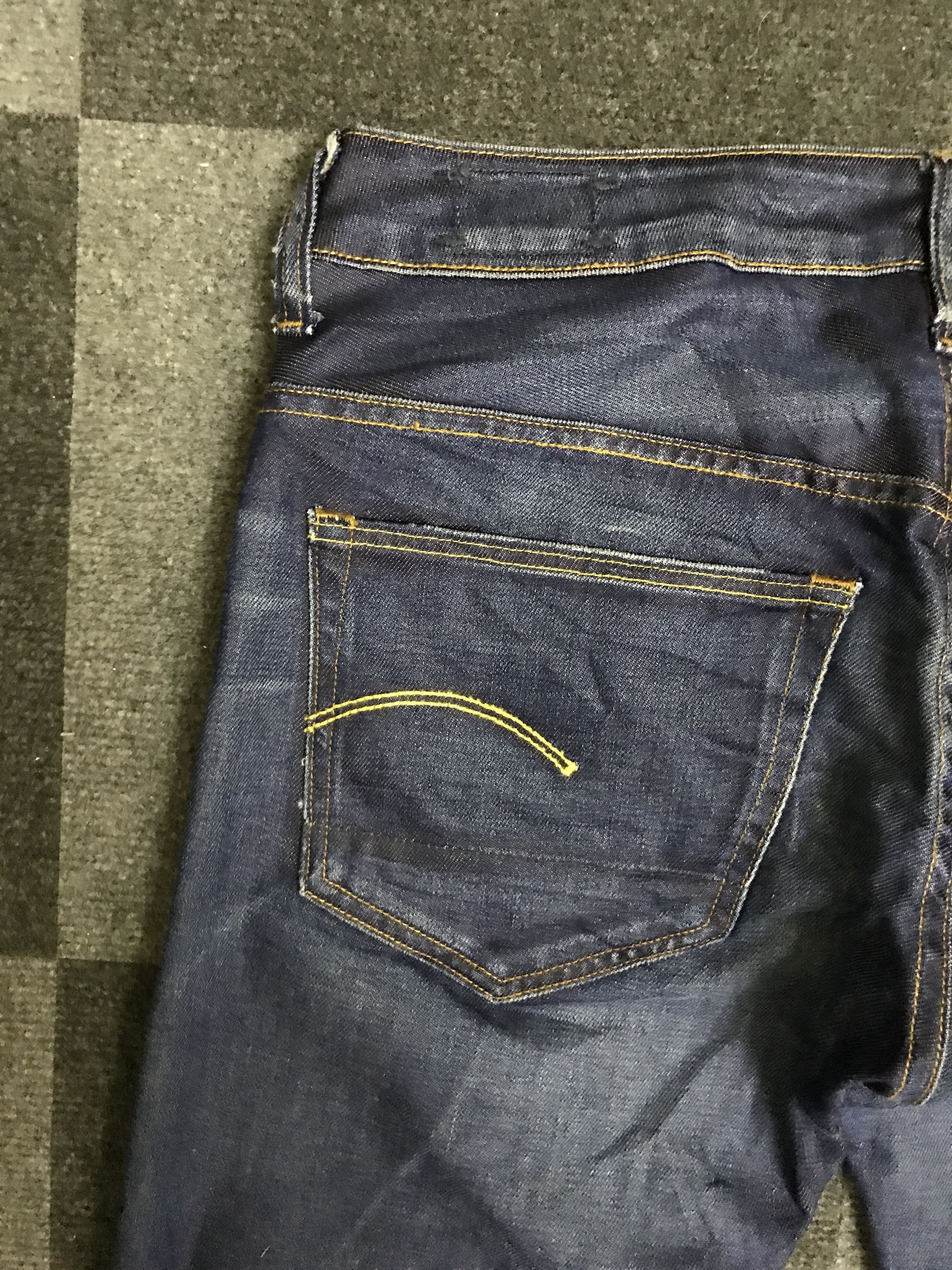 G-Star × Japanese Brand D143 GSTAR Skinny Distressed Jeans Size US 33 - 17 Thumbnail