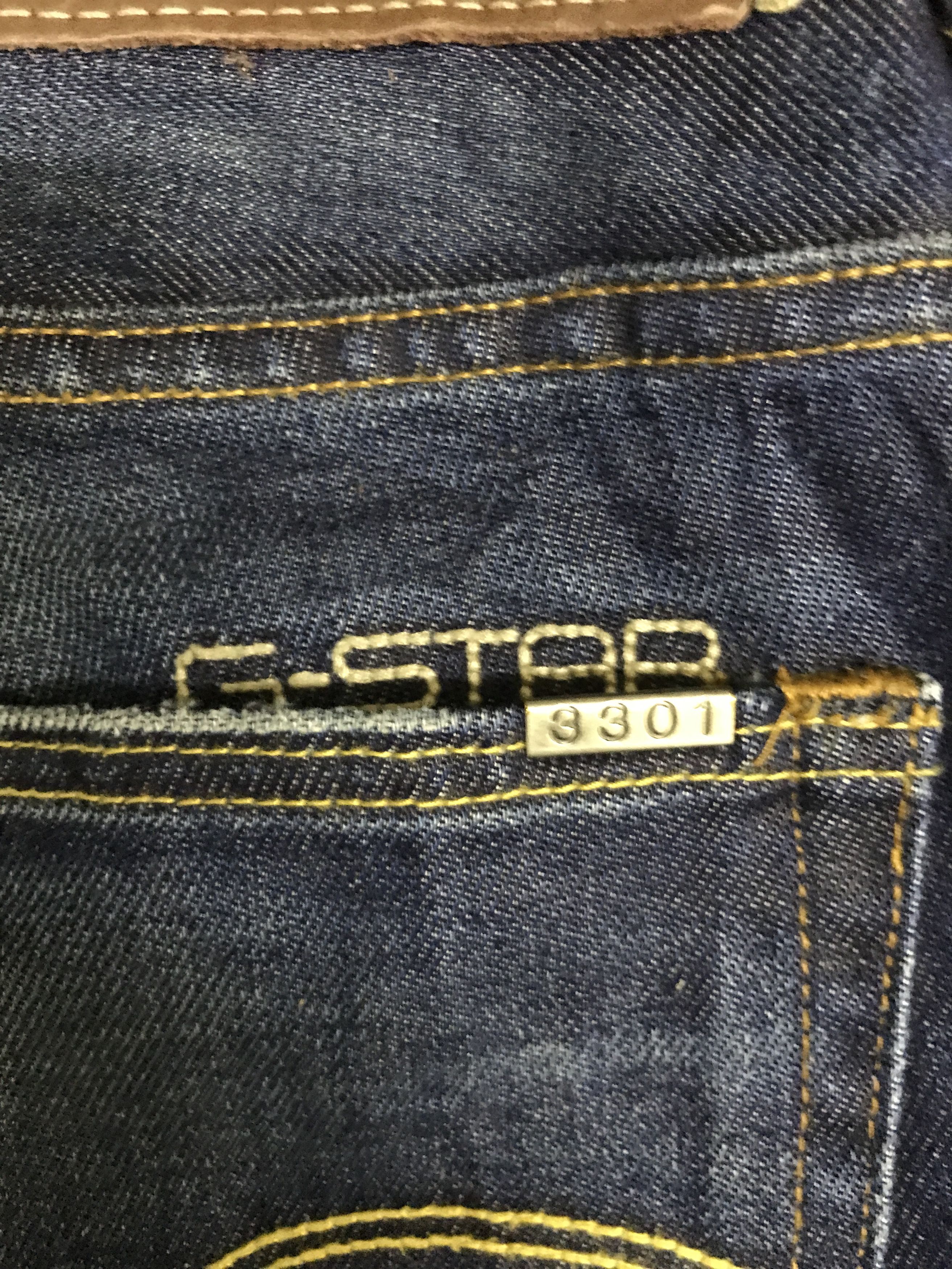 G-Star × Japanese Brand D143 GSTAR Skinny Distressed Jeans Size US 33 - 18 Thumbnail