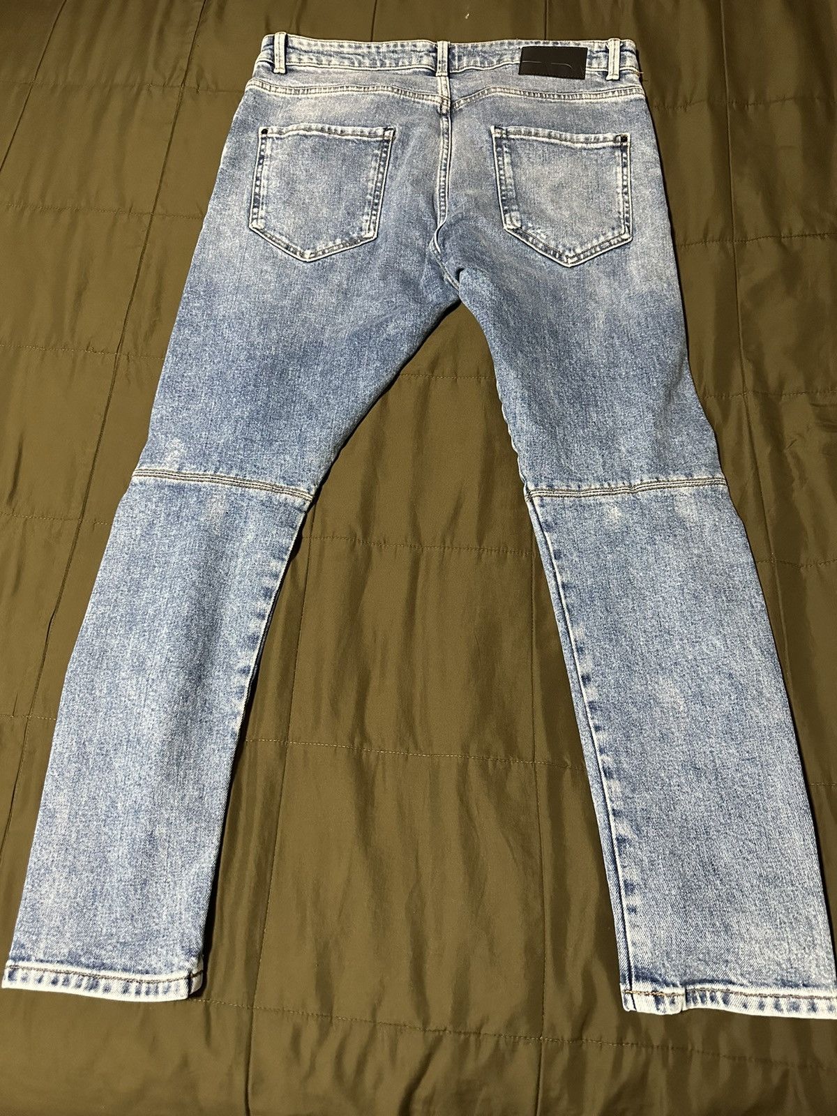 Zara Distressed Panel Jeans Size US 36 / EU 52 - 5 Thumbnail