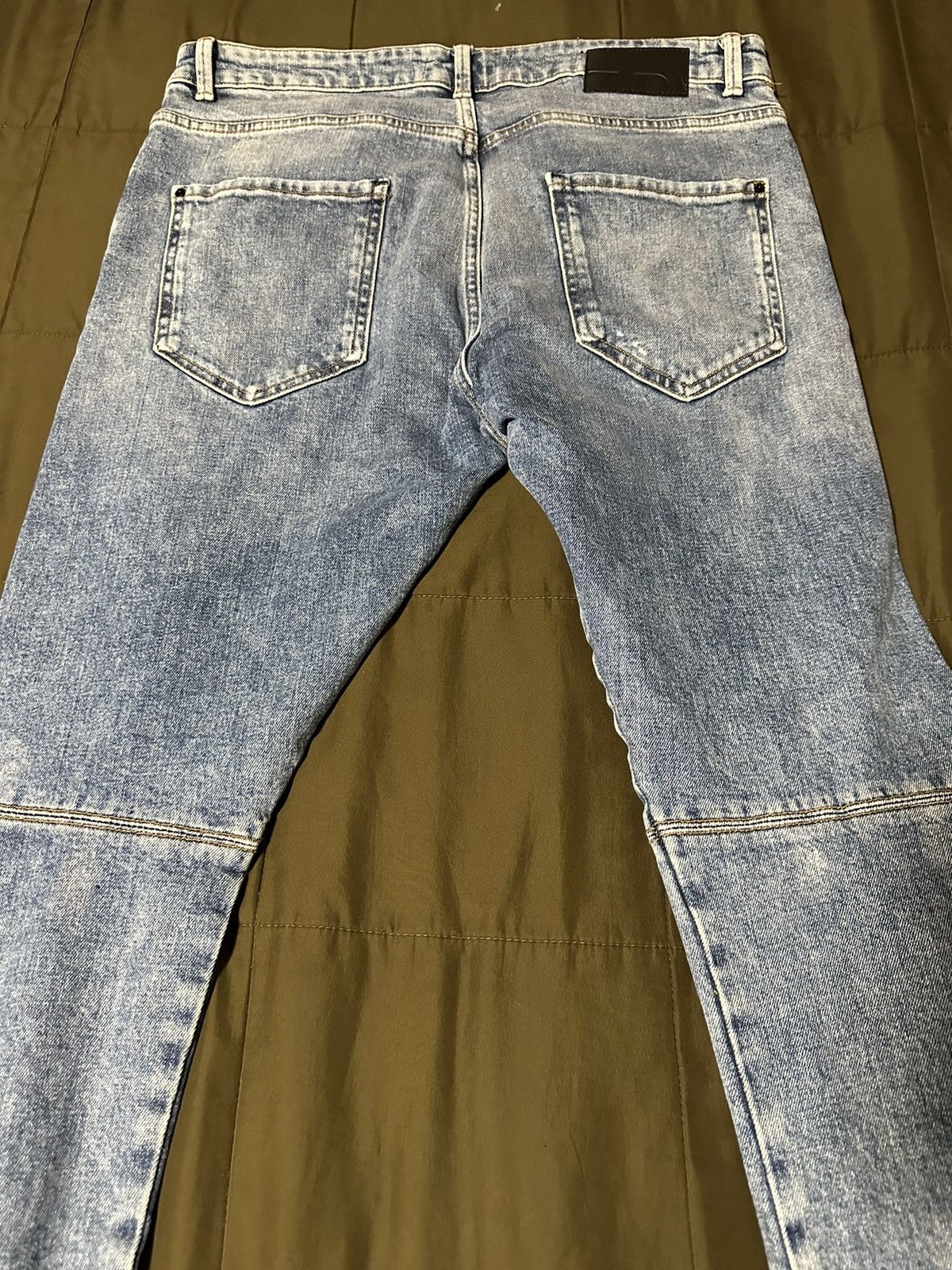 Zara Distressed Panel Jeans Size US 36 / EU 52 - 6 Thumbnail