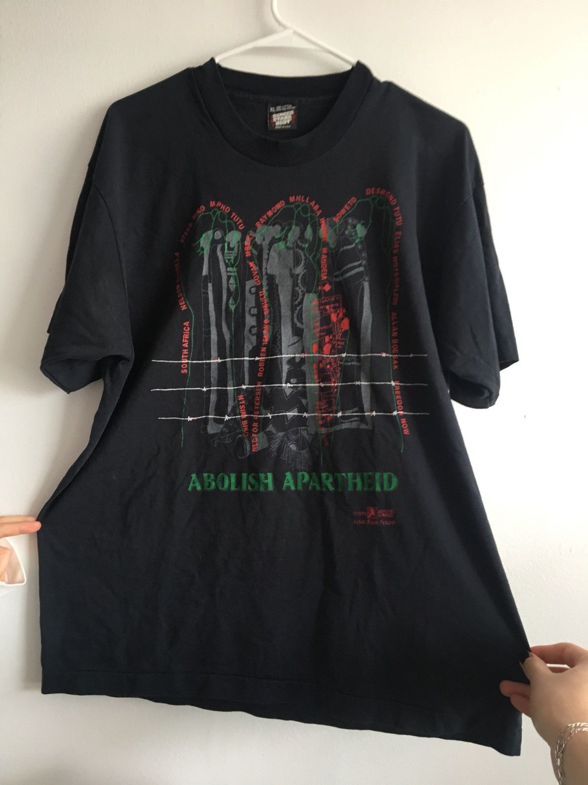 Vintage 1989 ABOLISH APARTHEID *RARE* Size US XL / EU 56 / 4 - 1 Thumbnail