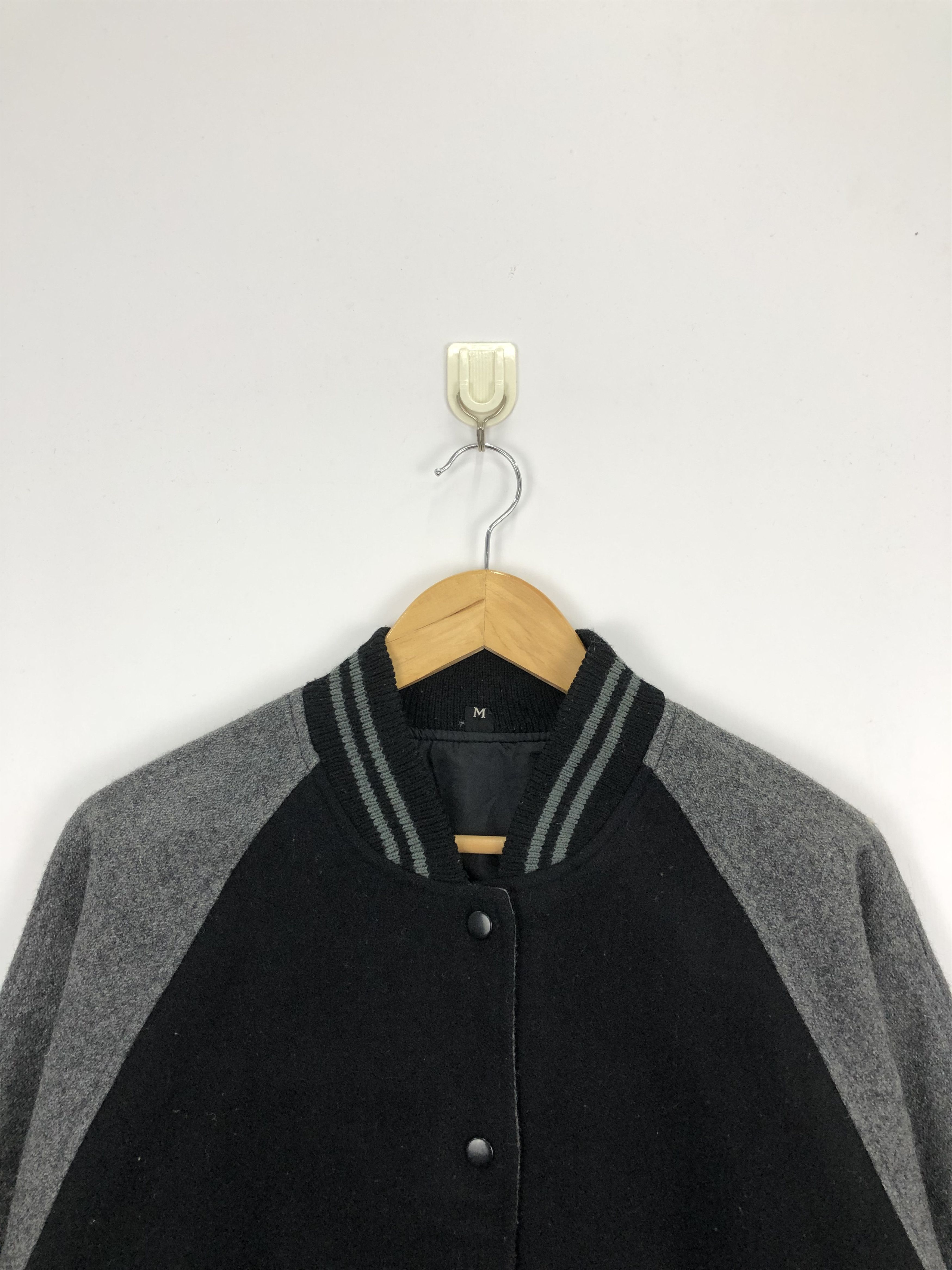 Japanese Brand Vintage Japanese Brand Wool Varsity Jacket V0300 Size US M / EU 48-50 / 2 - 2 Thumbnail