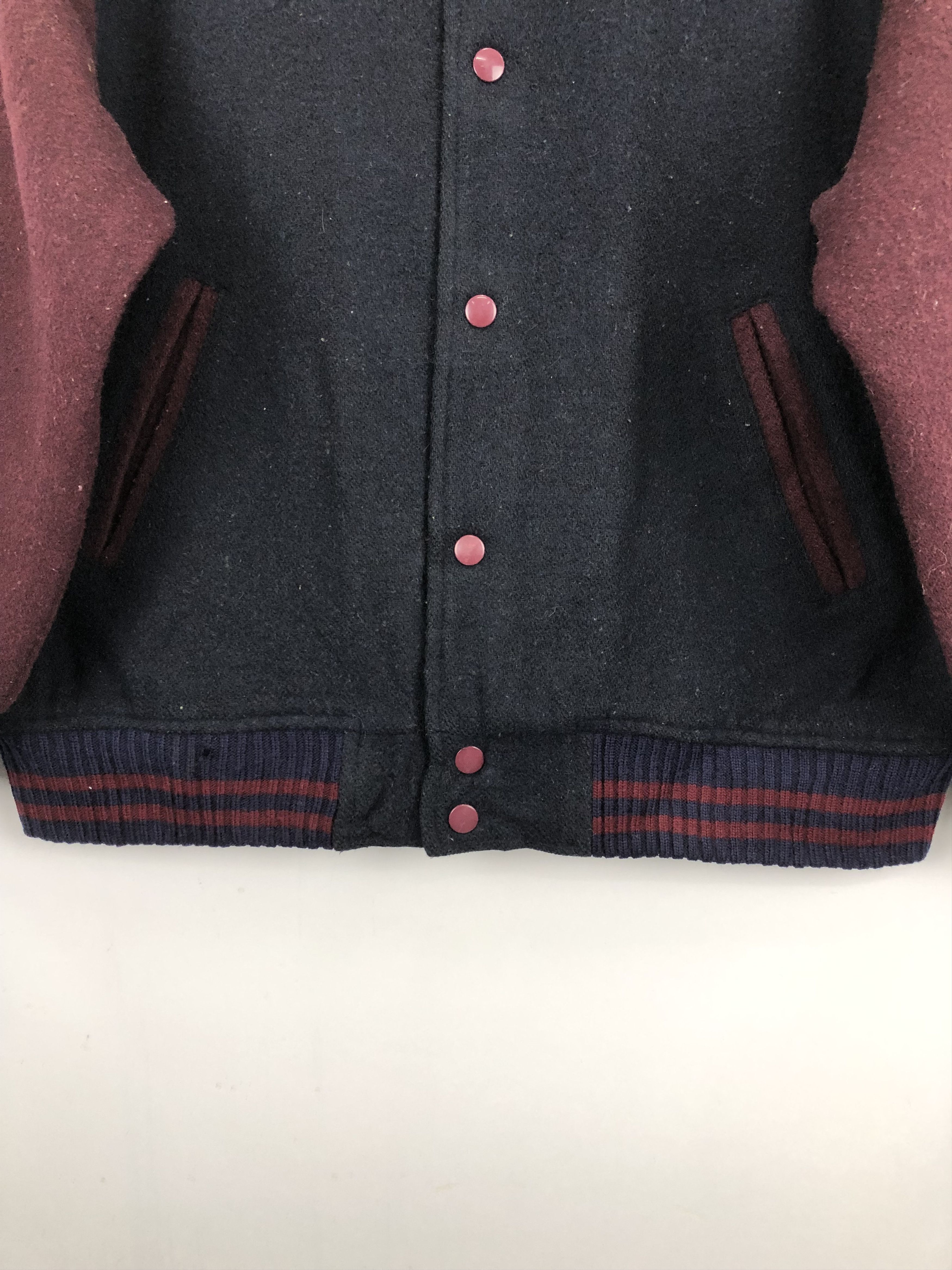 Japanese Brand Vintage Japanese Brand Wool Varsity Jacket V0298 Size US M / EU 48-50 / 2 - 7 Thumbnail