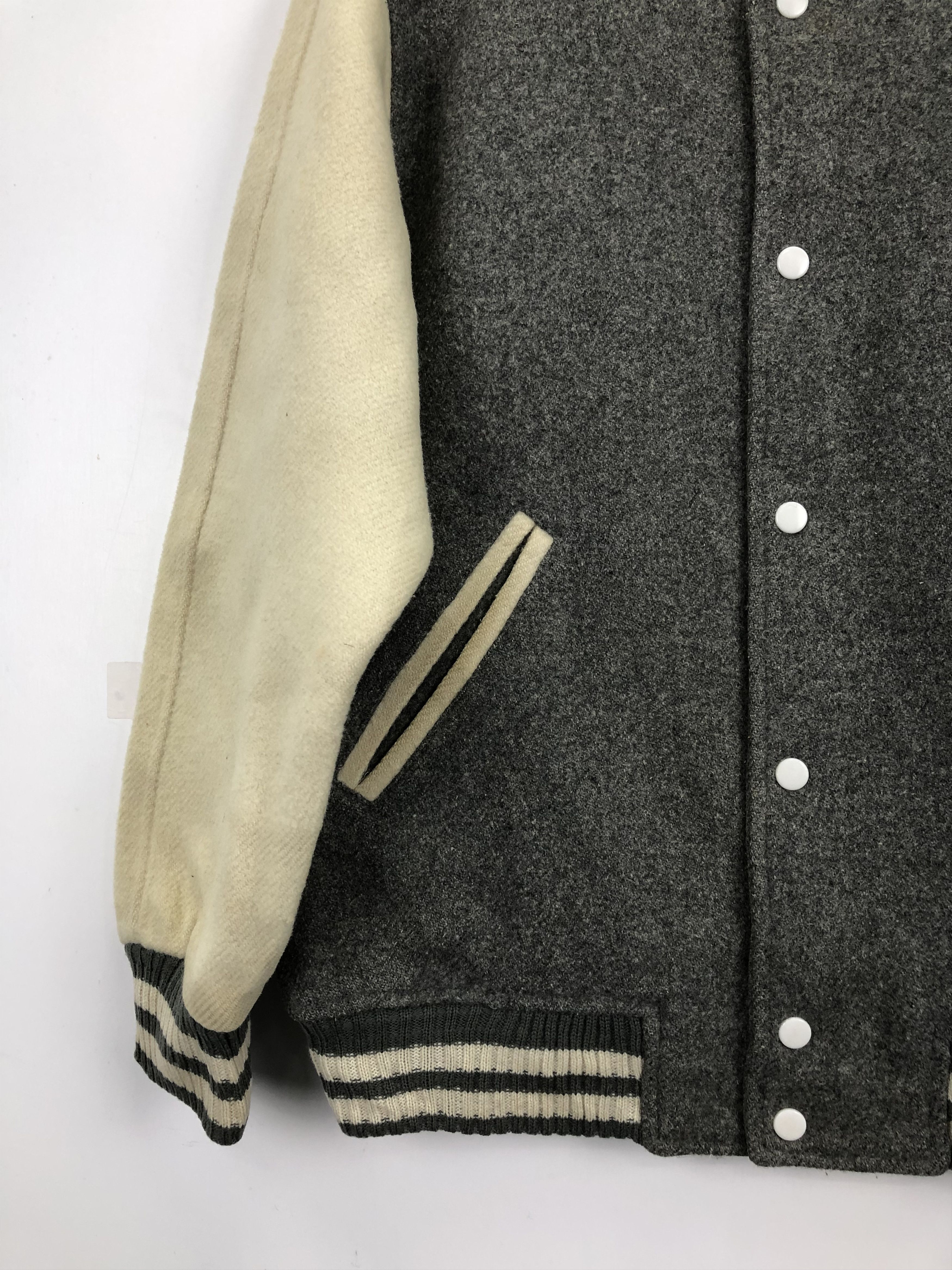McGregor Vintage 90s Mcgregor Wool Varsity Jacket V0296 Size US L / EU 52-54 / 3 - 8 Thumbnail
