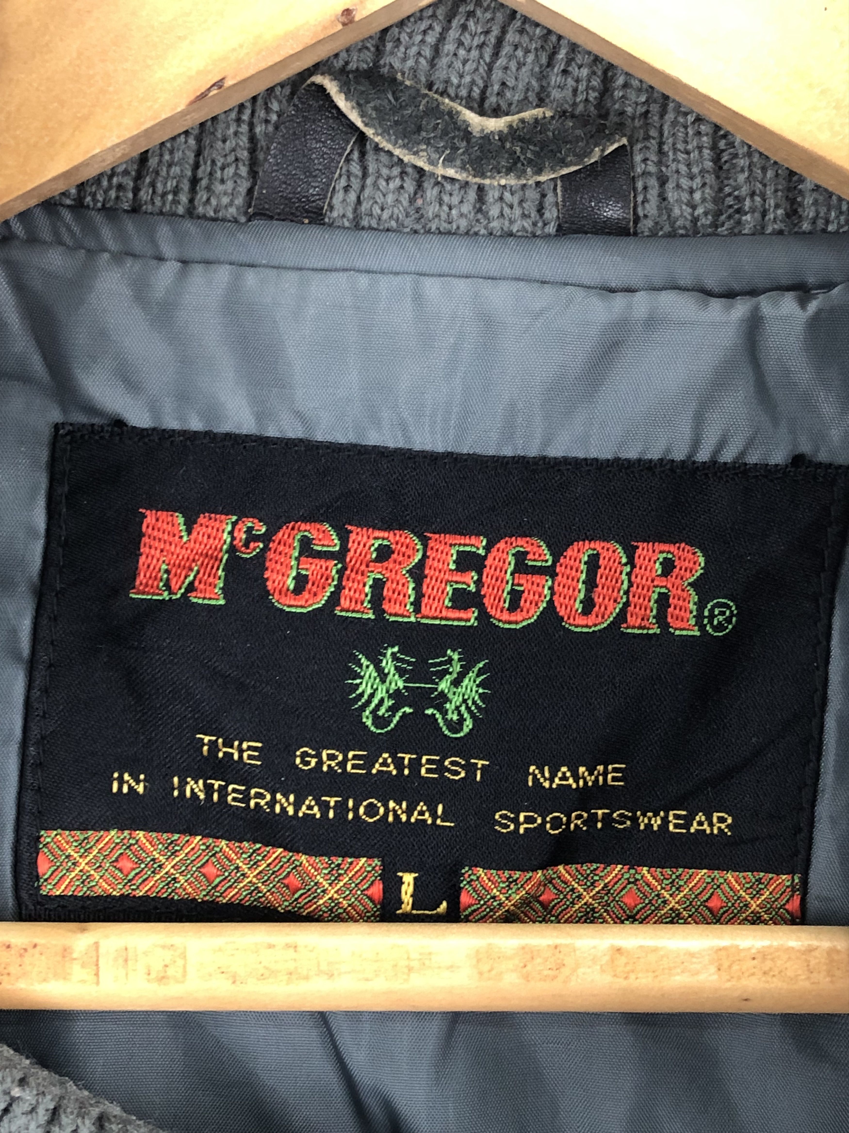 McGregor Vintage 90s Mcgregor Wool Varsity Jacket V0296 Size US L / EU 52-54 / 3 - 7 Thumbnail