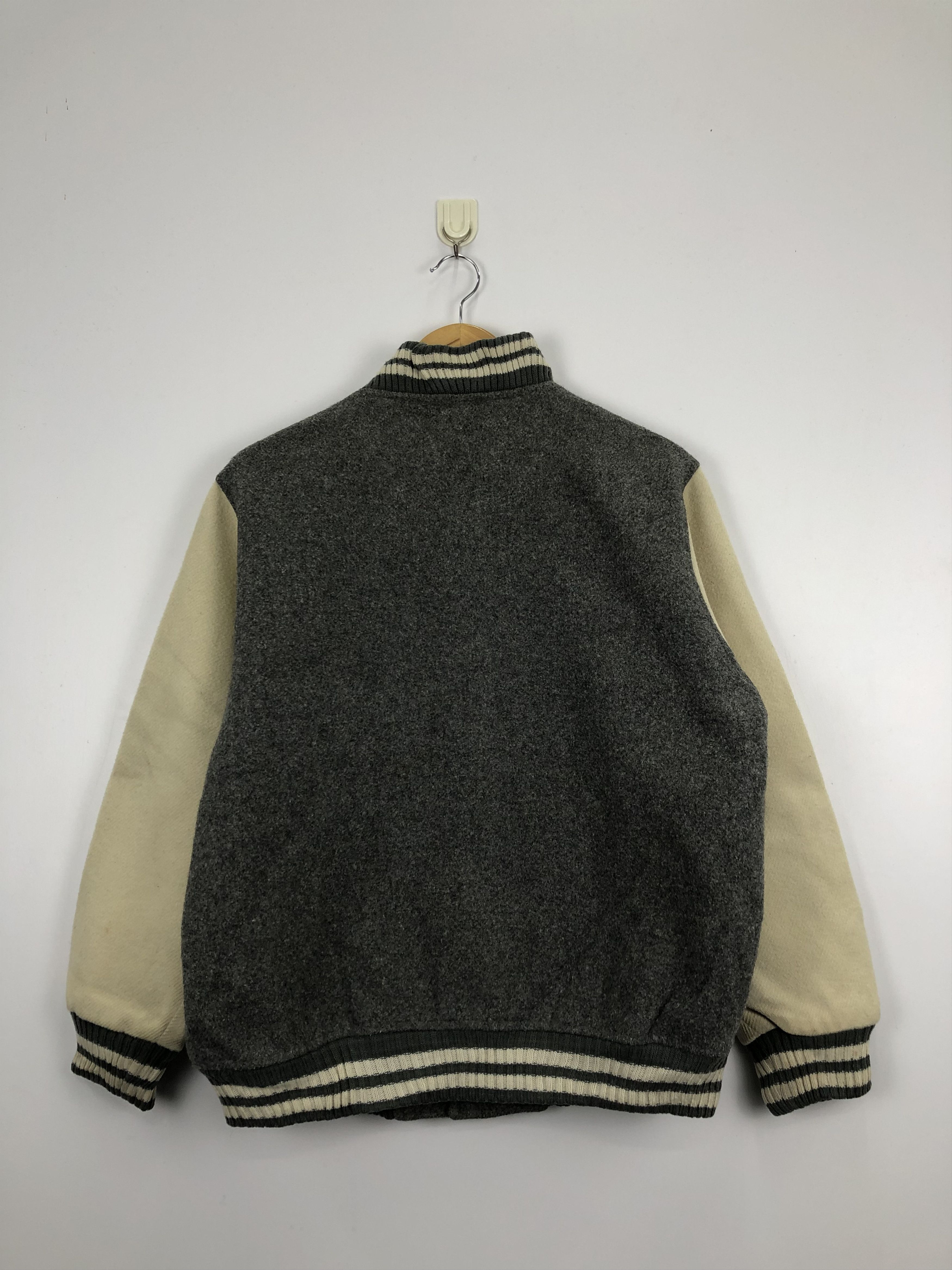 McGregor Vintage 90s Mcgregor Wool Varsity Jacket V0296 Size US L / EU 52-54 / 3 - 3 Thumbnail