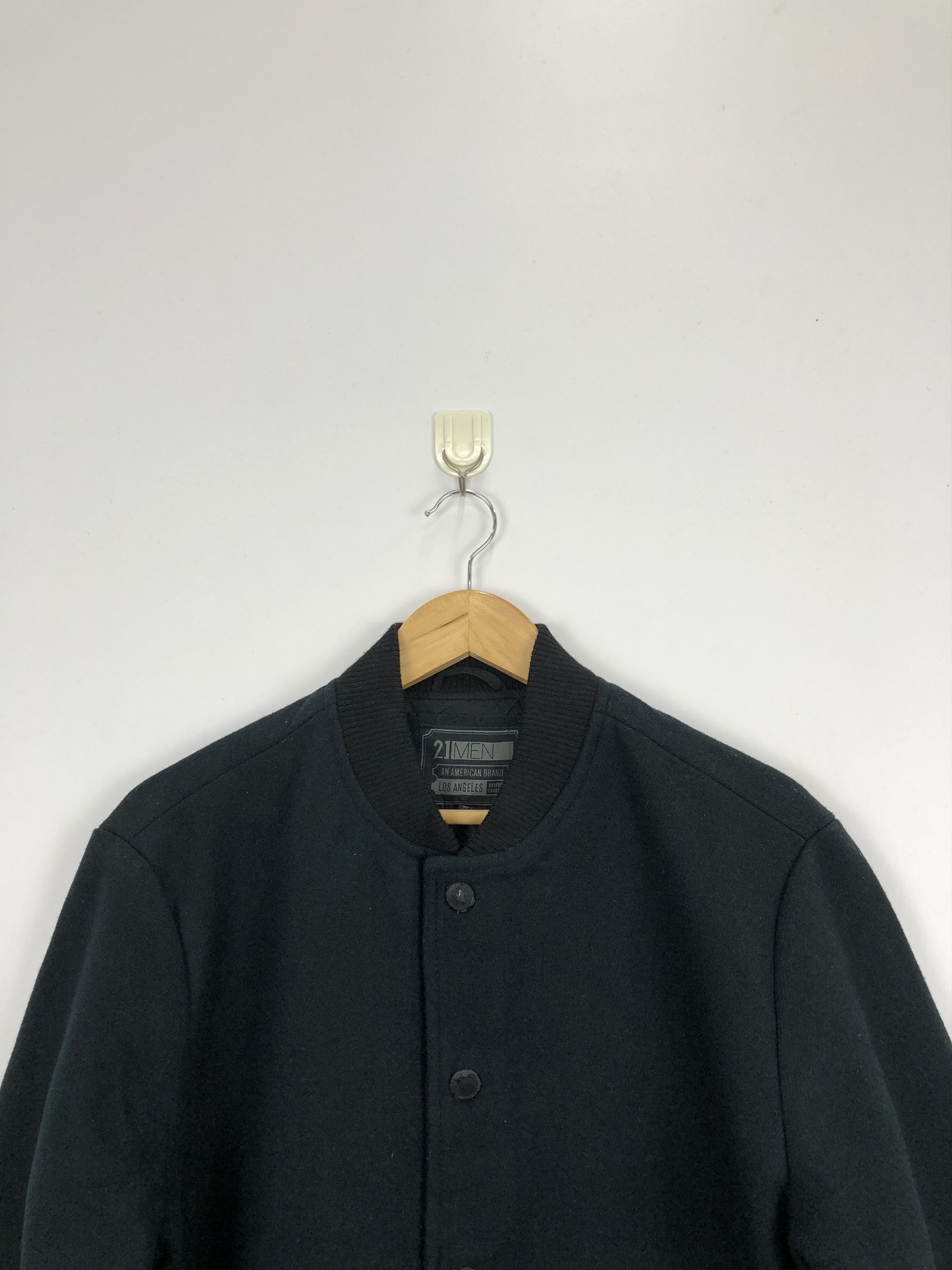 21 Men Vintage 21 Men Wool Varsity Jacket V0293 Size US L / EU 52-54 / 3 - 2 Thumbnail