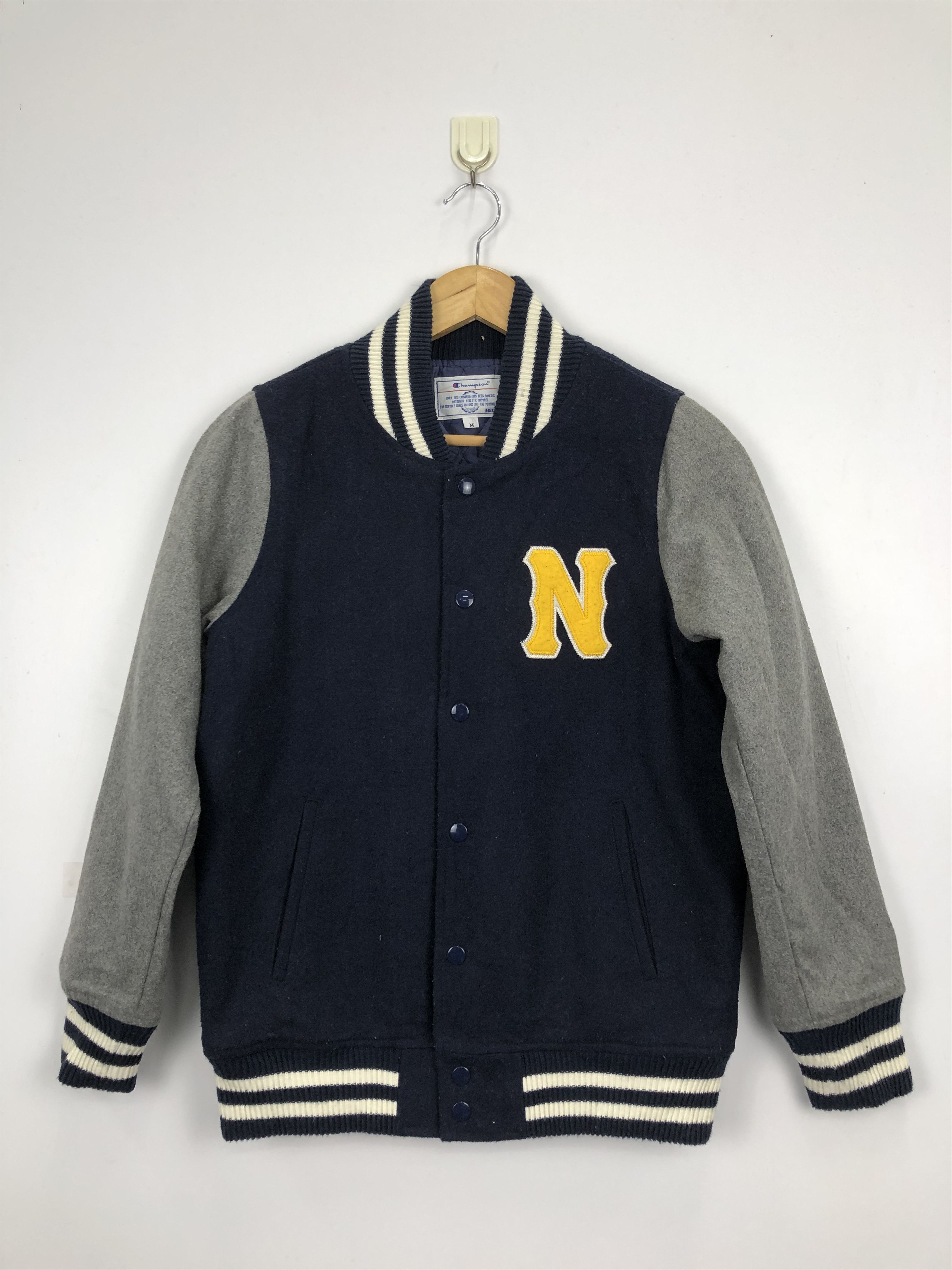 Champion Vintage Champion Wool Varsity Jacket V0317 Size US M / EU 48-50 / 2 - 1 Thumbnail