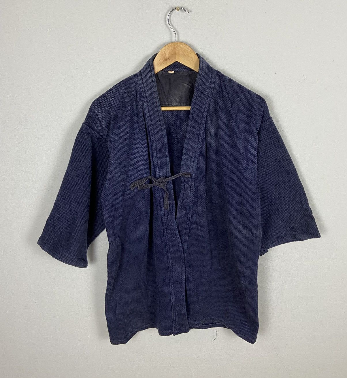 Indigo × Japanese Brand × Komono Indigo Blue Kengo kendo Sassiko Kimono Boro Jacket Size US L / EU 52-54 / 3 - 1 Thumbnail
