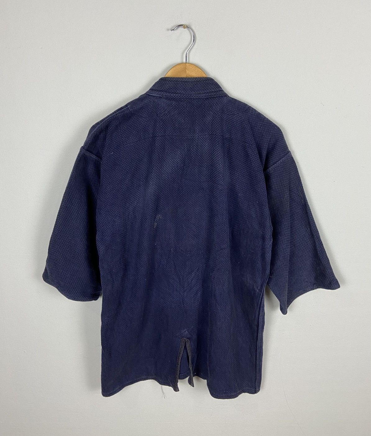 Indigo × Japanese Brand × Komono Indigo Blue Kengo kendo Sassiko Kimono Boro Jacket Size US L / EU 52-54 / 3 - 5 Thumbnail