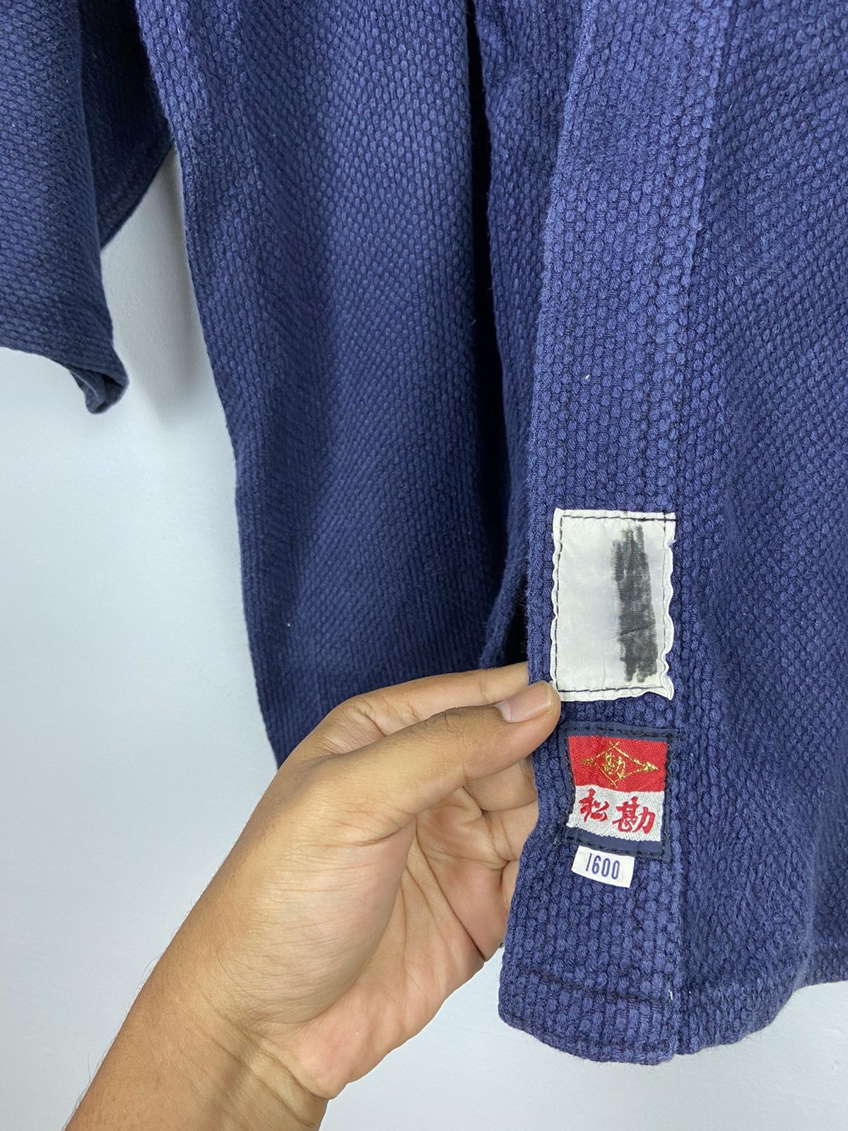 Indigo × Japanese Brand × Komono Indigo Blue Kengo kendo Sassiko Kimono Boro Jacket Size US L / EU 52-54 / 3 - 4 Thumbnail