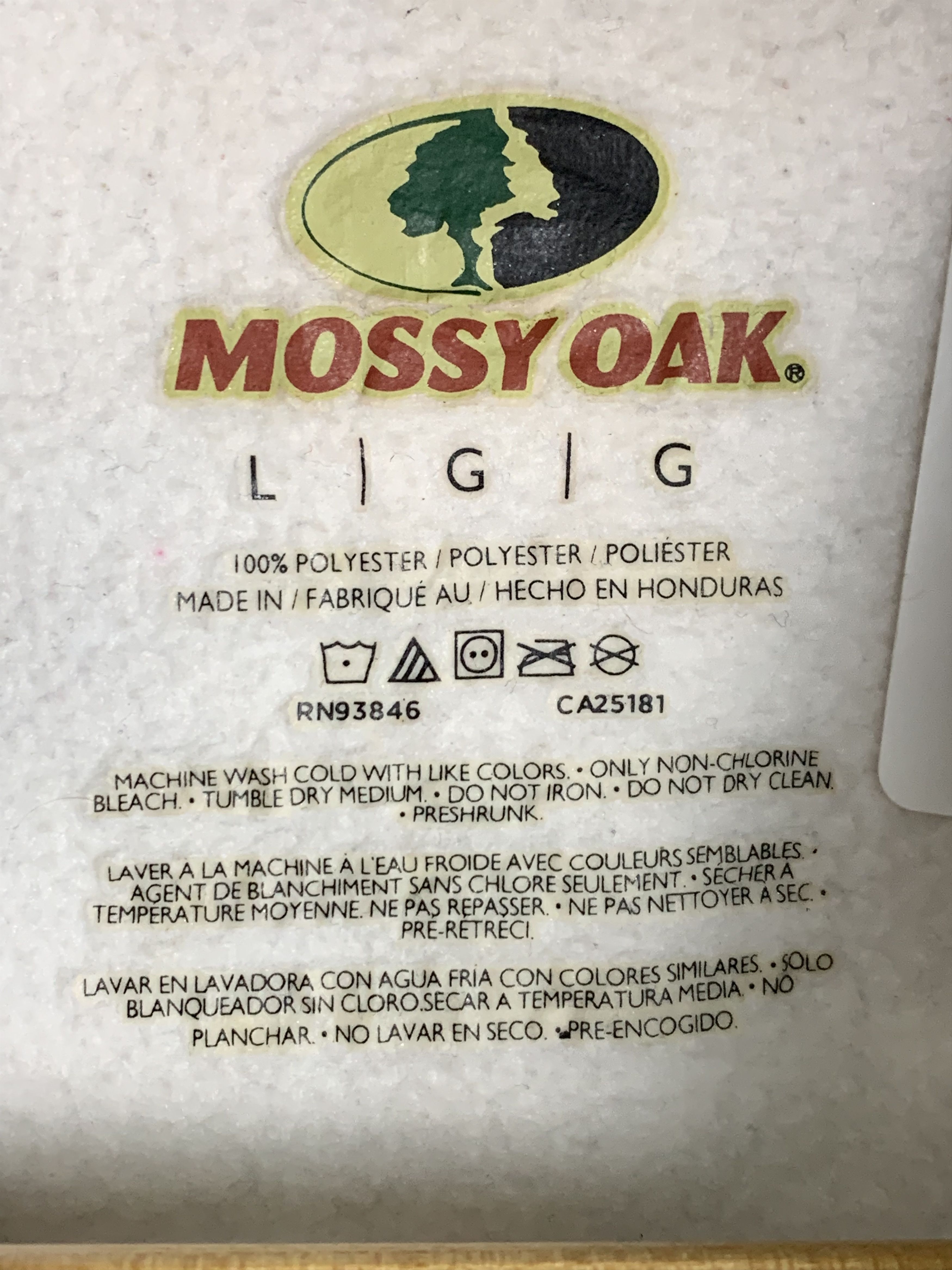 Mossy Oaks × Vintage Vintage Mossy Oak Country Blank Forest Camo Hoodie Jacket Size US L / EU 52-54 / 3 - 7 Thumbnail