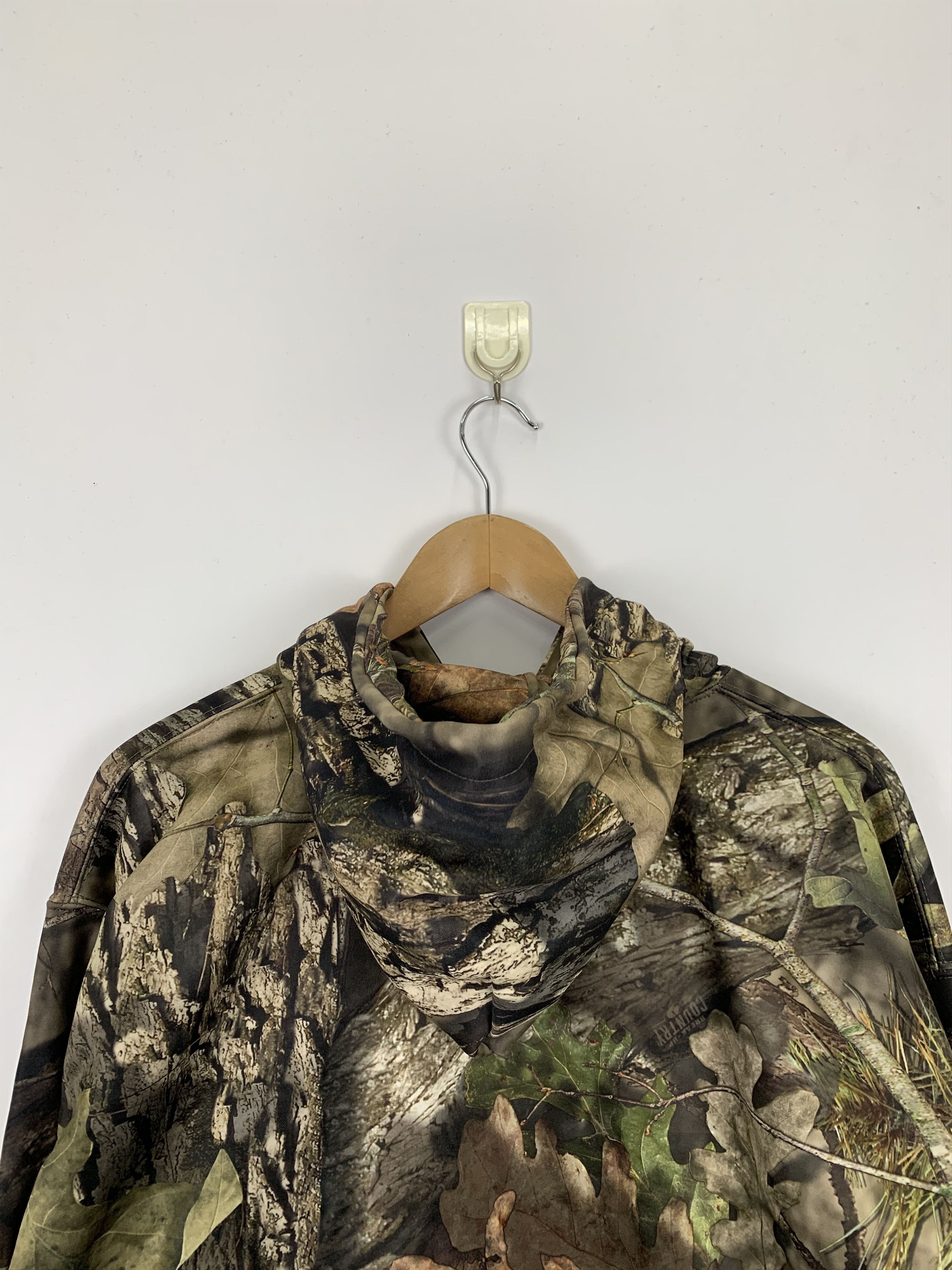 Mossy Oaks × Vintage Vintage Mossy Oak Country Blank Forest Camo Hoodie Jacket Size US L / EU 52-54 / 3 - 3 Thumbnail