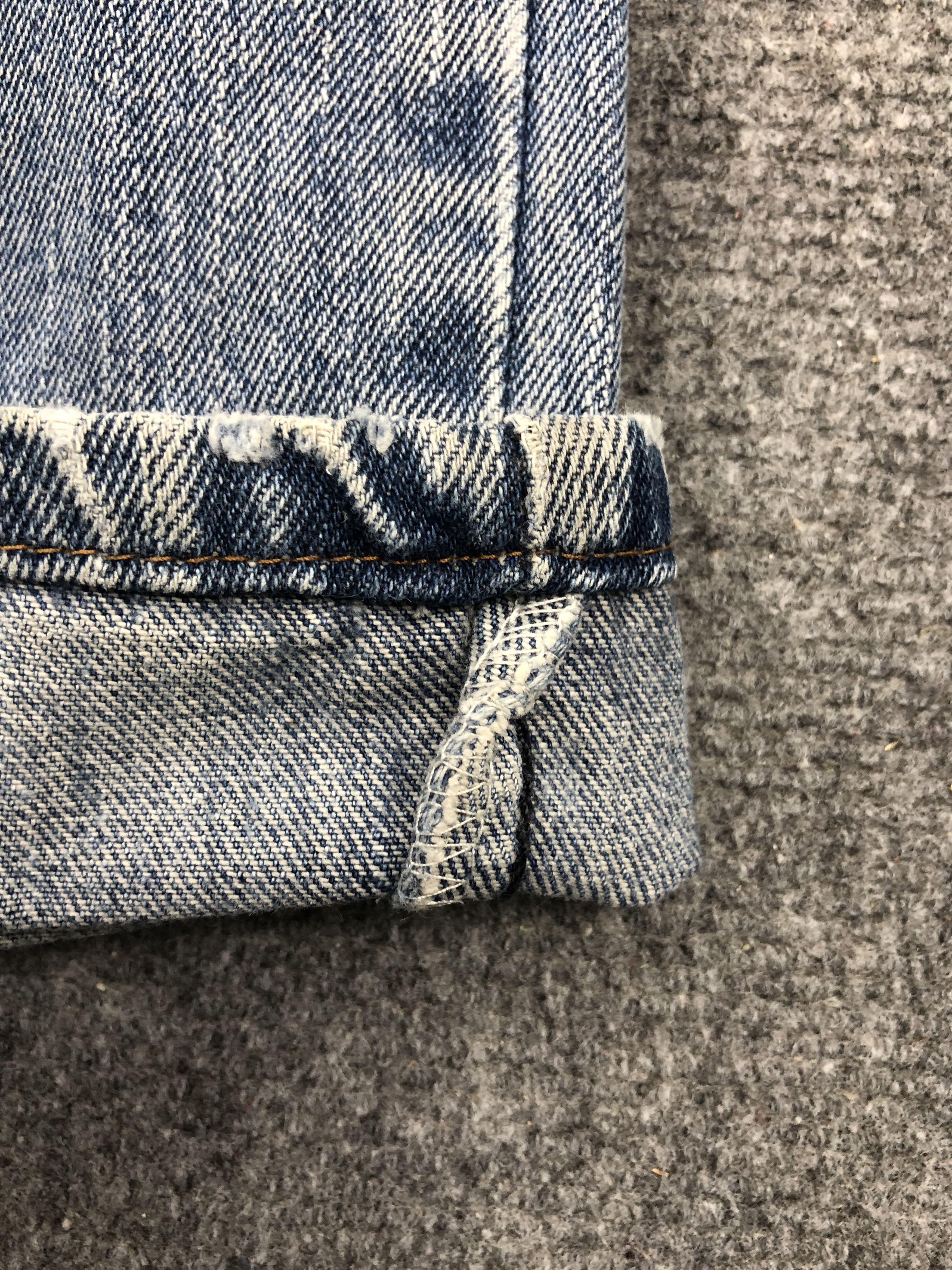 Levi's Vintage Levis 505 Faded Blue Jeans DP1593 Size US 41 - 5 Thumbnail