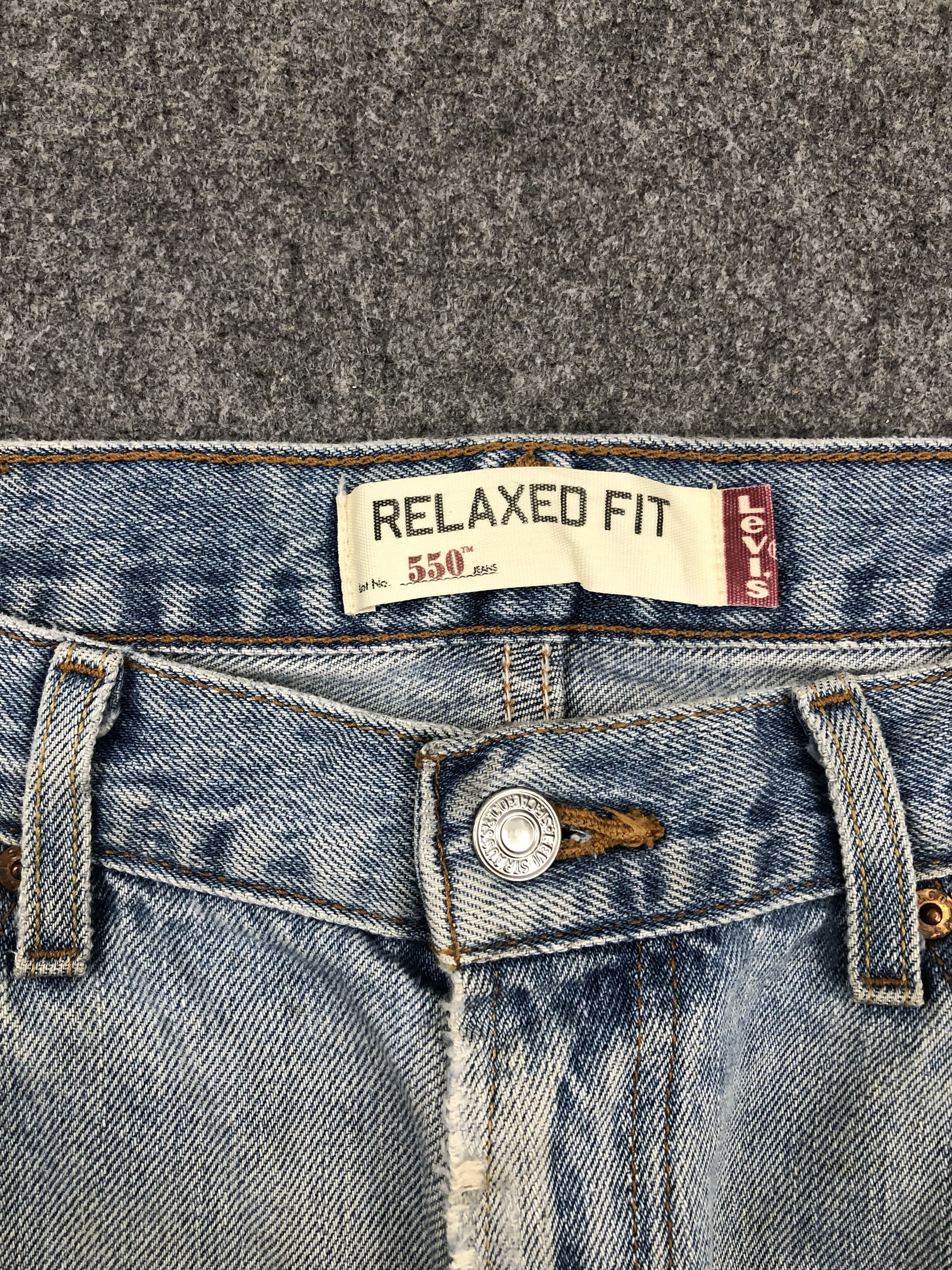 Levi's Vintage Levis 550 Light Wash Jeans DP1591 Size US 38 / EU 54 - 9 Thumbnail