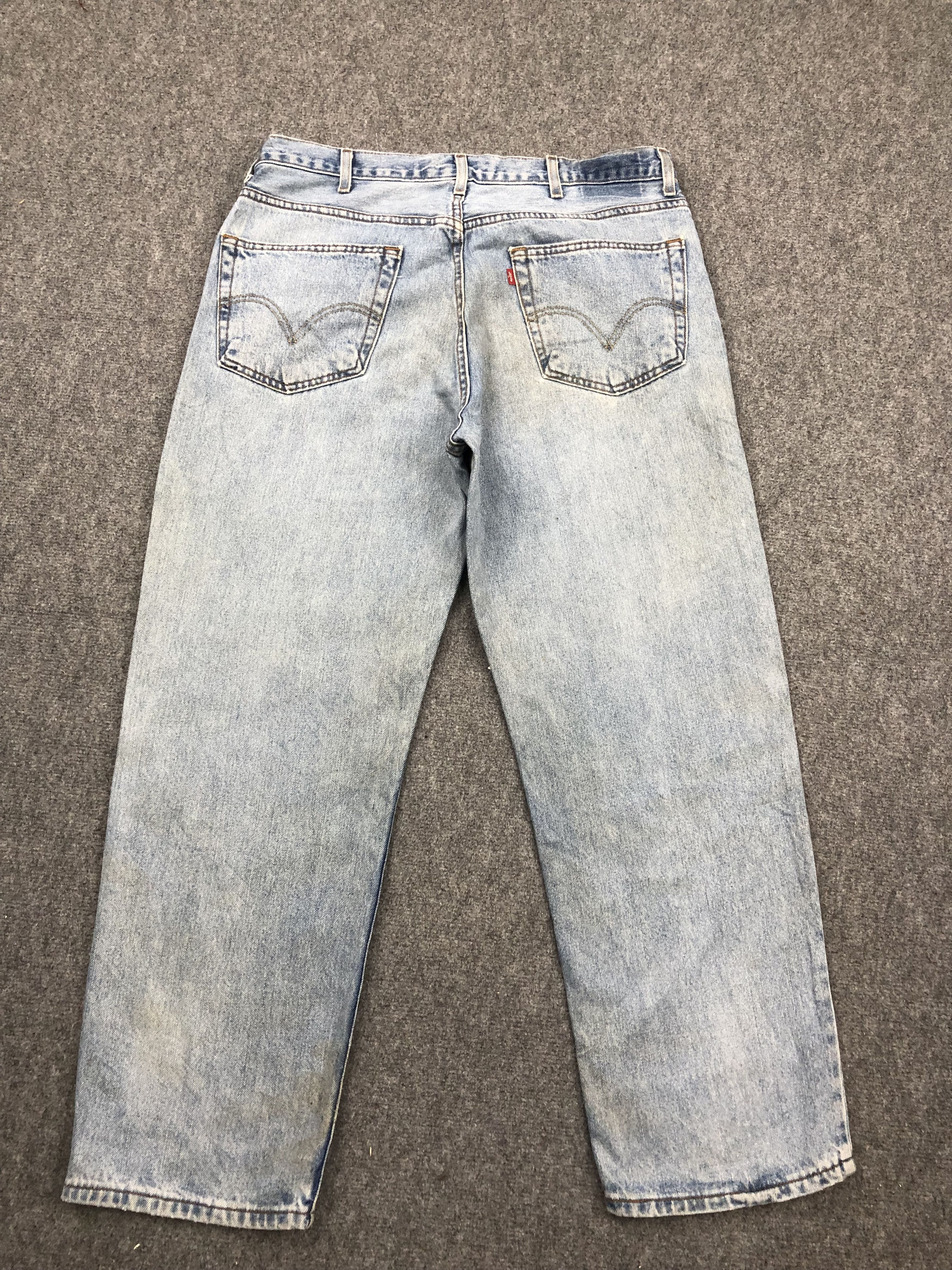 Levi's Vintage Levis 550 Light Wash Jeans DP1591 Size US 38 / EU 54 - 3 Thumbnail