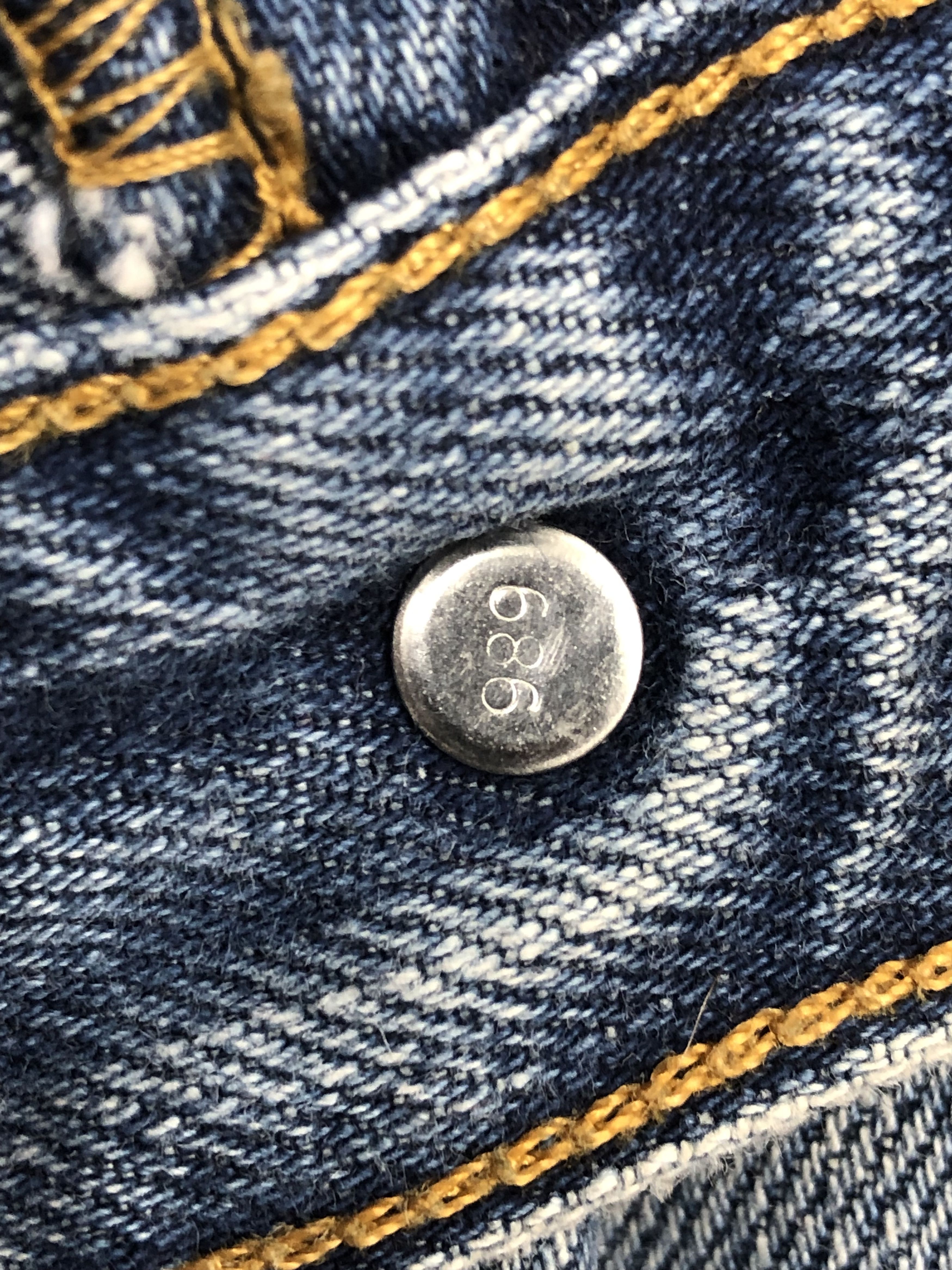 Levi's Vintage Levis 505 Faded Blue Jeans DP1589 Size US 37 - 12 Thumbnail
