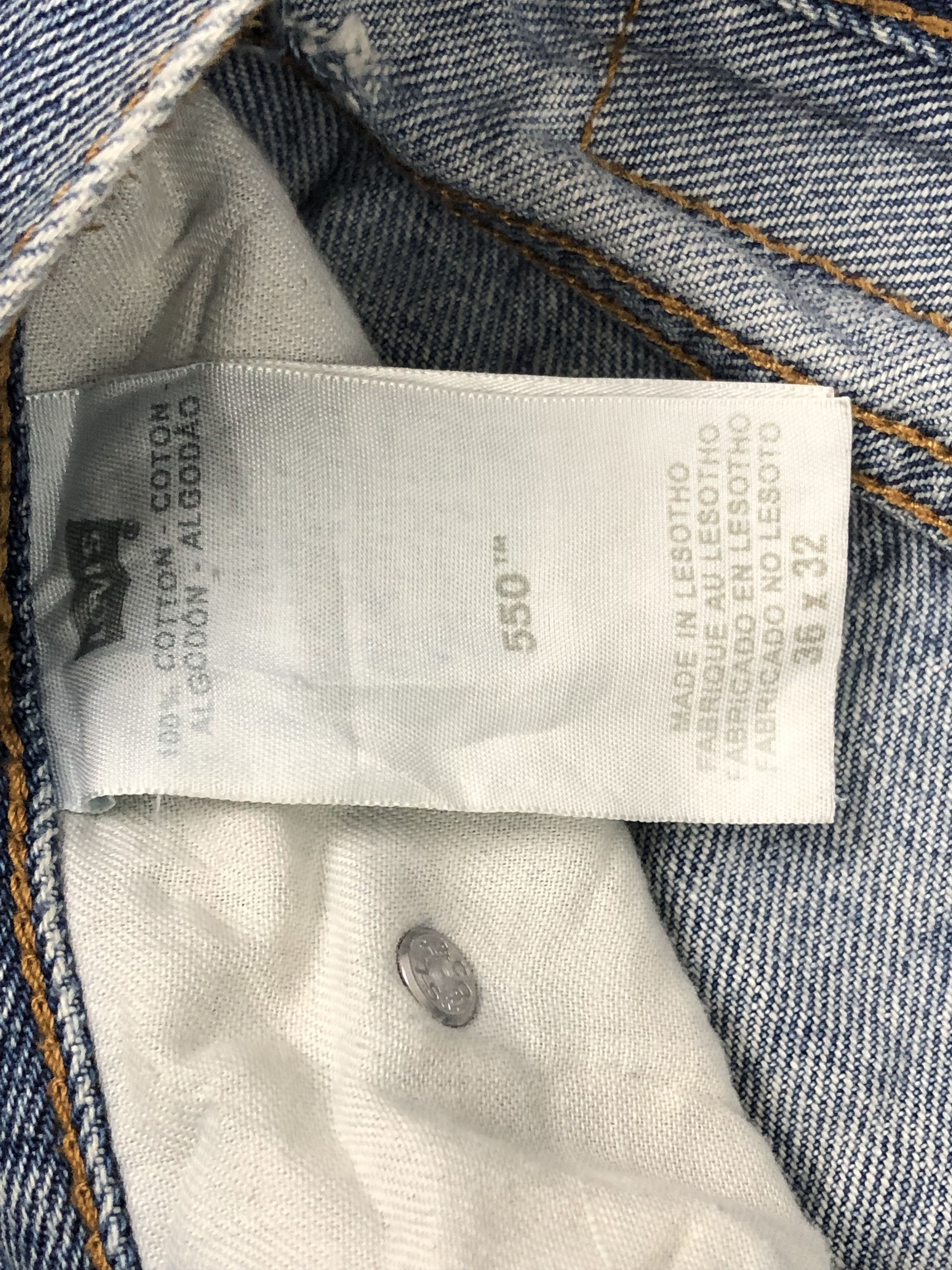 Levi's Vintage Levis 550 Denim DP1587 Size US 36 / EU 52 - 9 Thumbnail