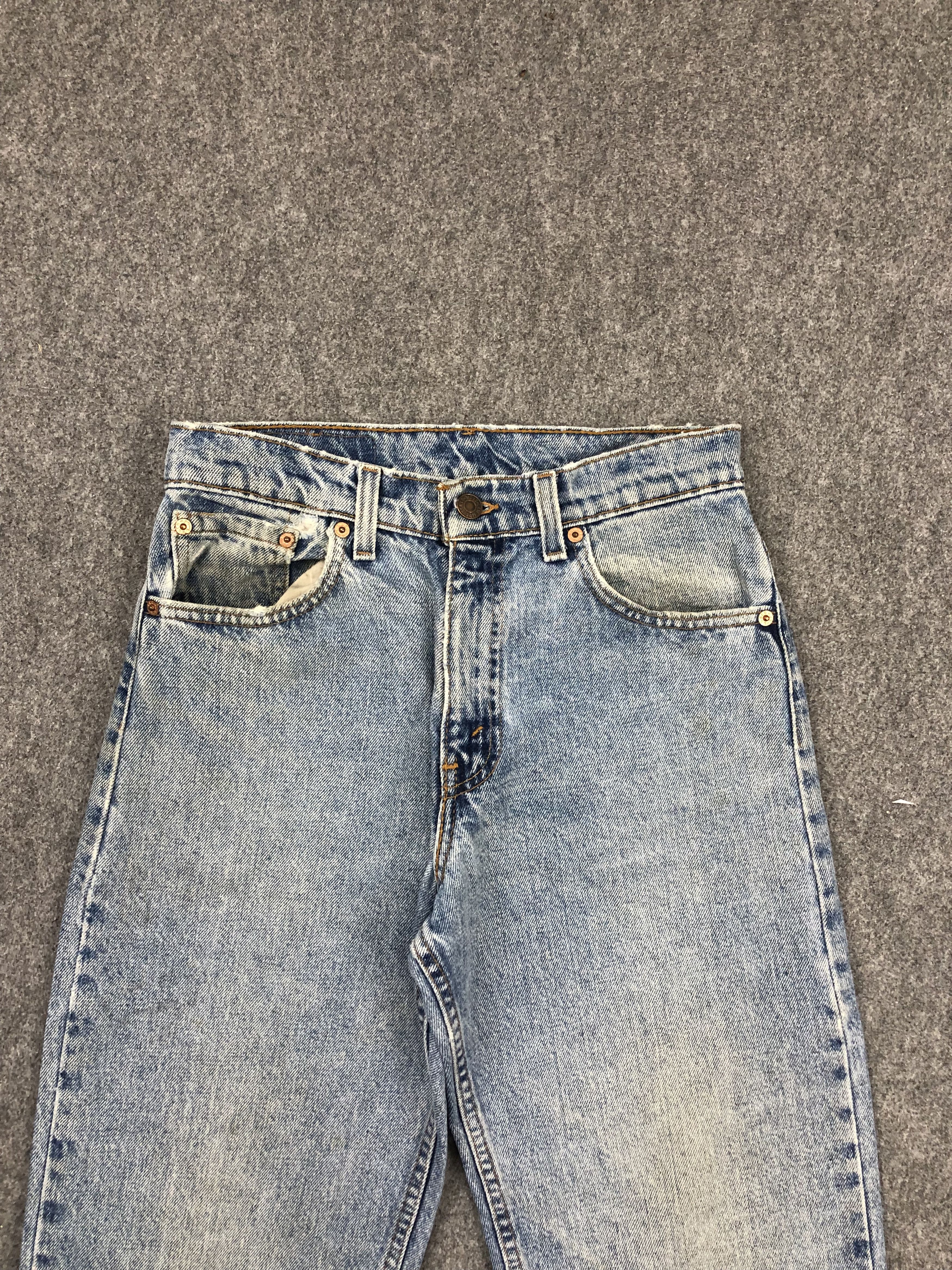 Levi's Vintage 90s Levis 550 Faded Jeans DP1586 Size US 28 / EU 44 - 2 Thumbnail