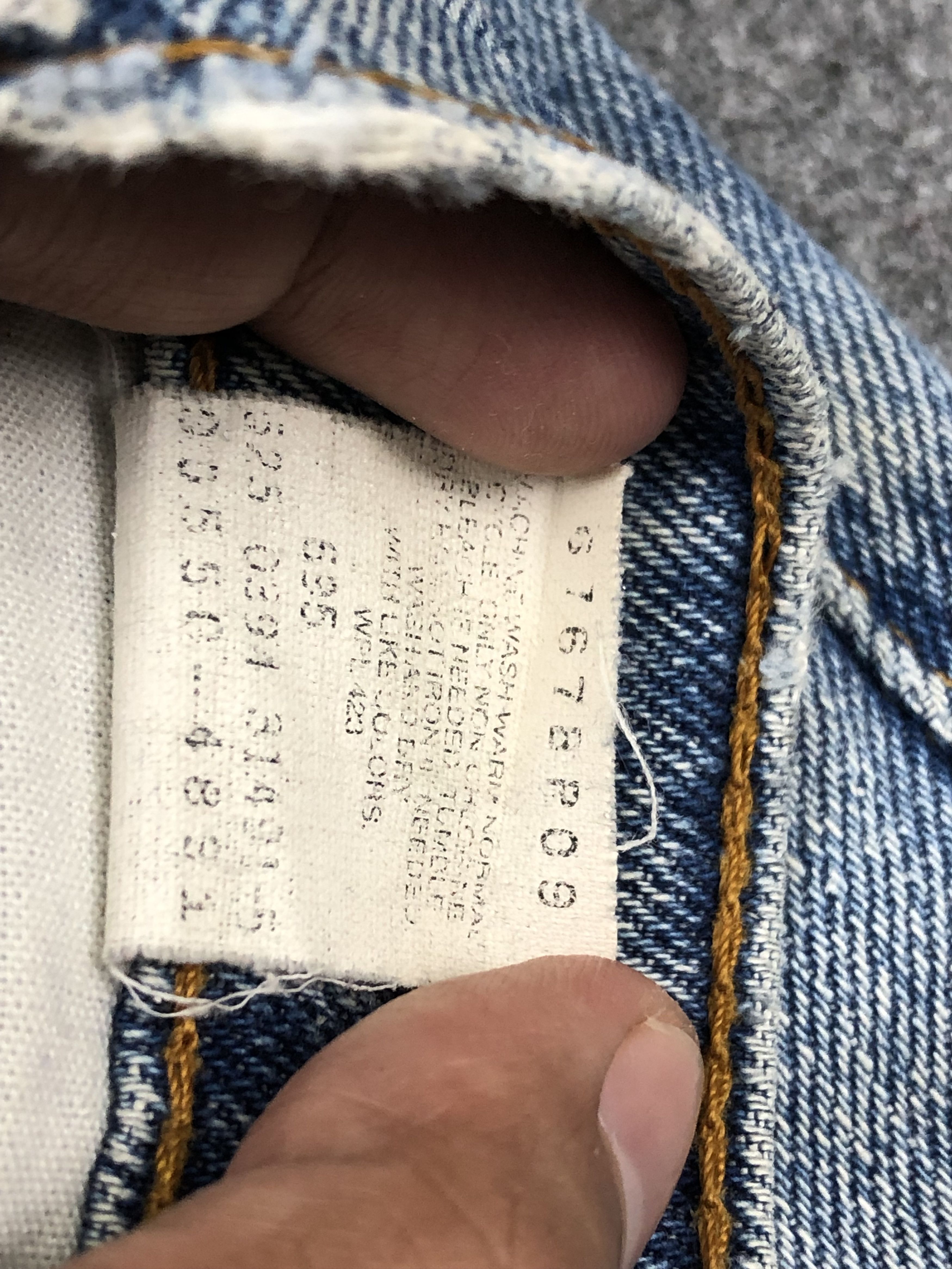 Levi's Vintage 90s Levis 550 Faded Jeans DP1586 Size US 28 / EU 44 - 7 Thumbnail