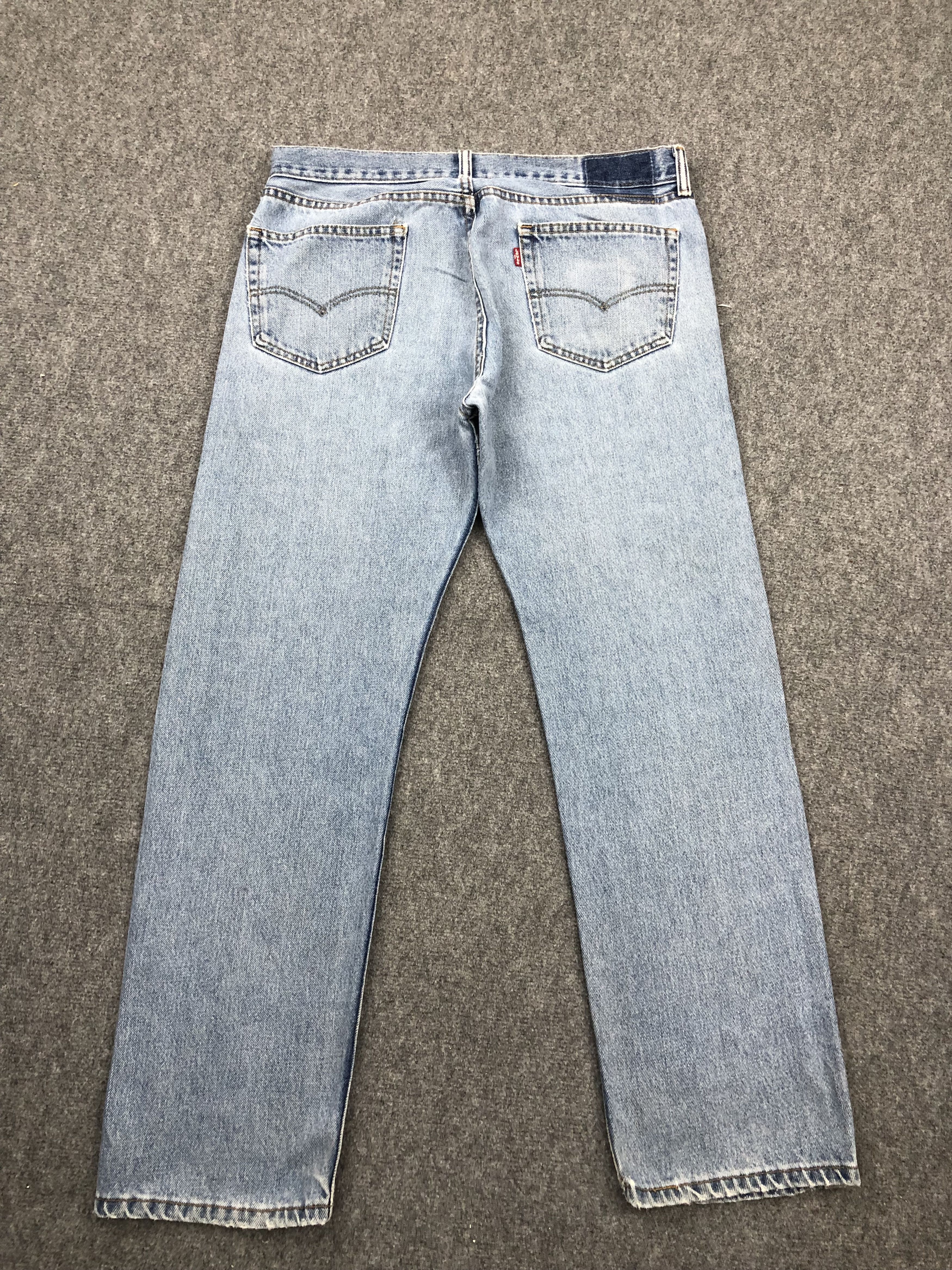 Levi's Vintage Levis 505 Light Wash Jeans DP1581 Size US 36 / EU 52 - 3 Thumbnail