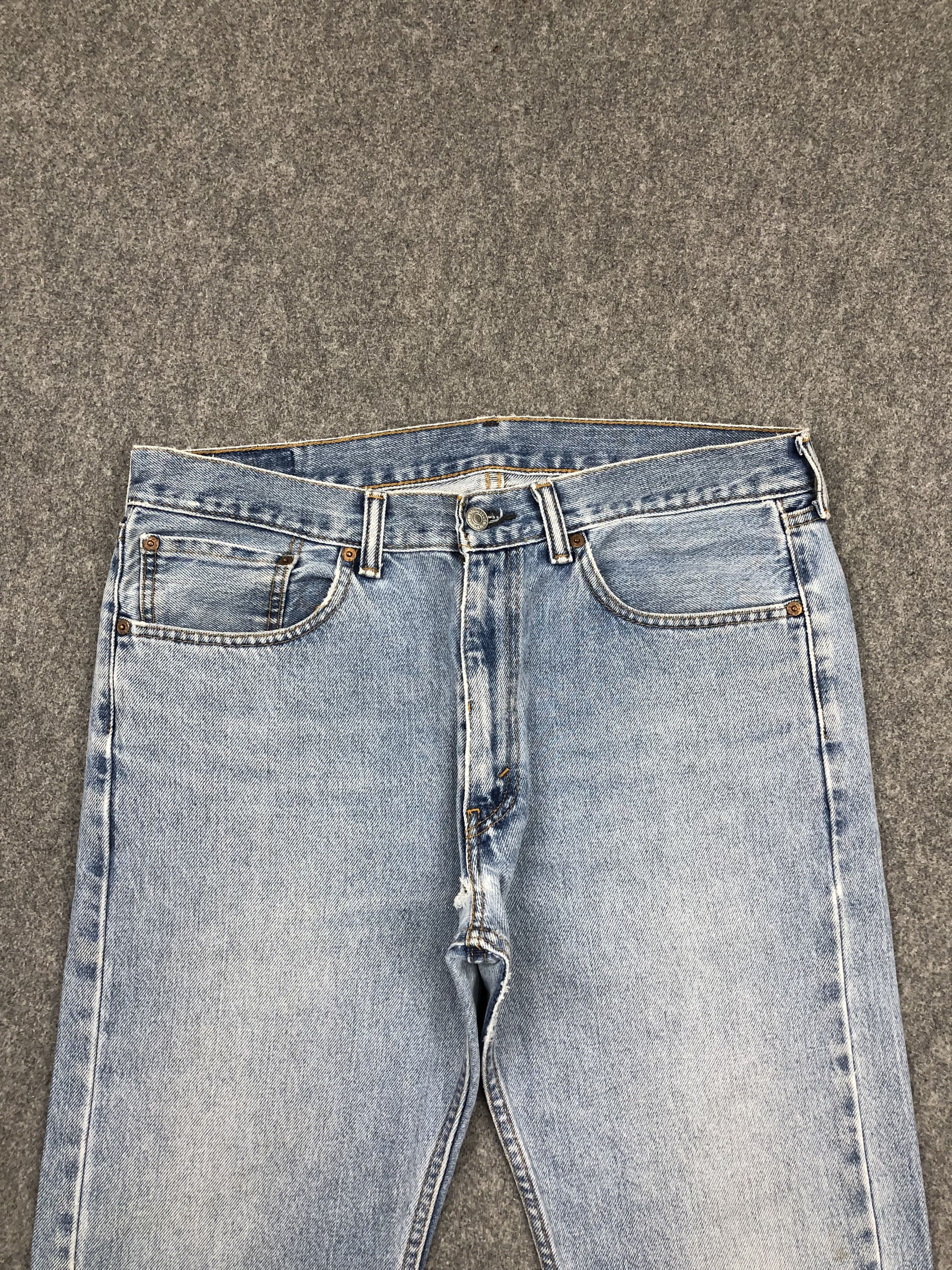 Levi's Vintage Levis 505 Light Wash Jeans DP1581 Size US 36 / EU 52 - 2 Thumbnail