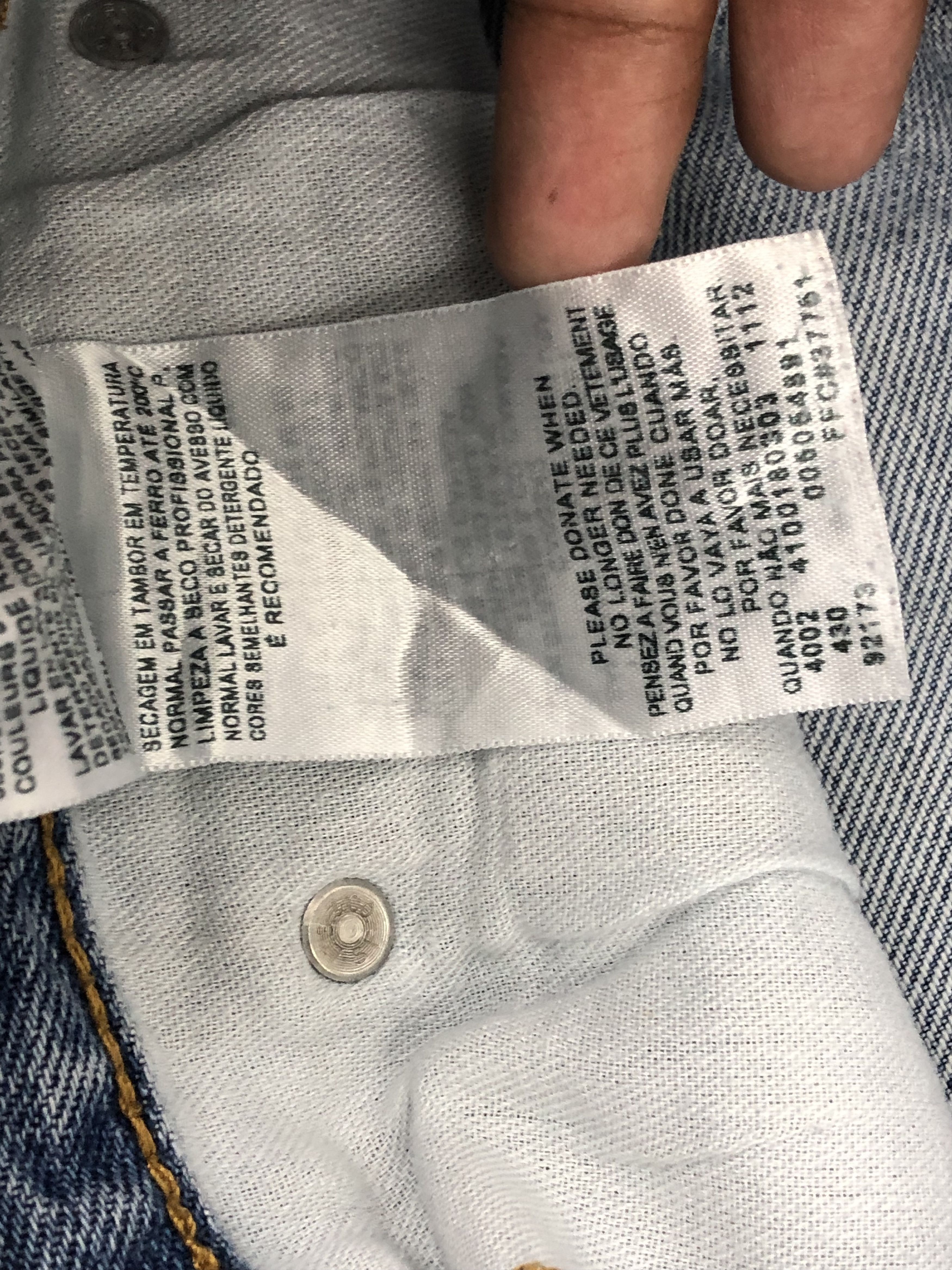 Levi's Vintage Levis 505 Light Wash Jeans DP1581 Size US 36 / EU 52 - 11 Thumbnail