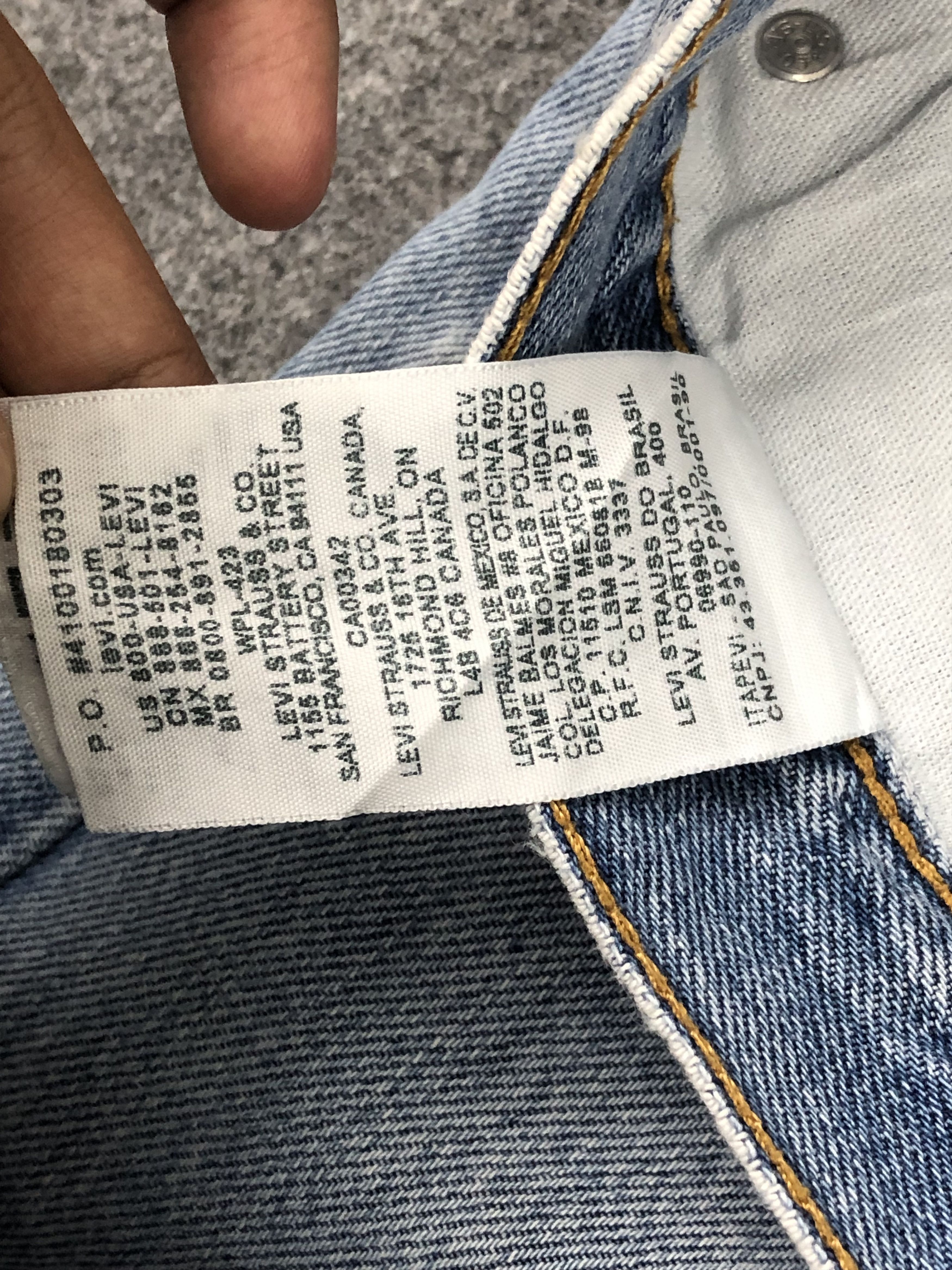Levi's Vintage Levis 505 Light Wash Jeans DP1581 Size US 36 / EU 52 - 13 Thumbnail